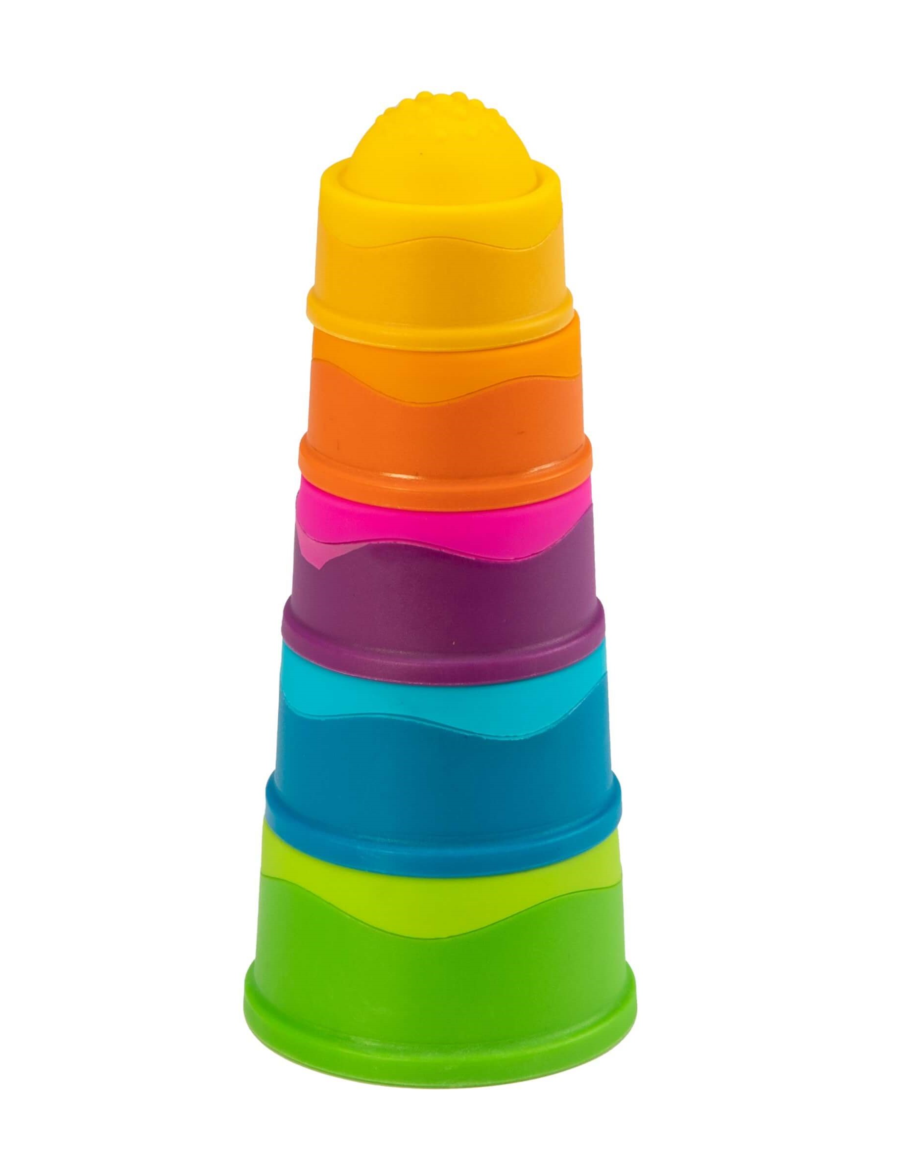 

Пирамидка тактильная Fat Brain Toys Чашки (F293ML)