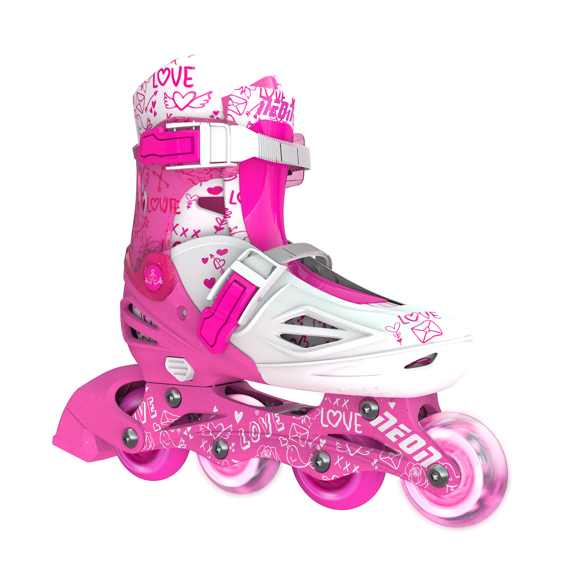 

Ролики Neon Combo Skates рожеві 30-33 (NT09P4)