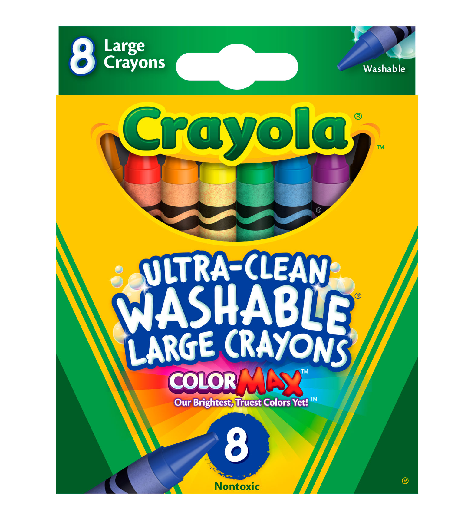 

Набір воскової крейди Crayola ultra clean washable 8 шт (256317.012)