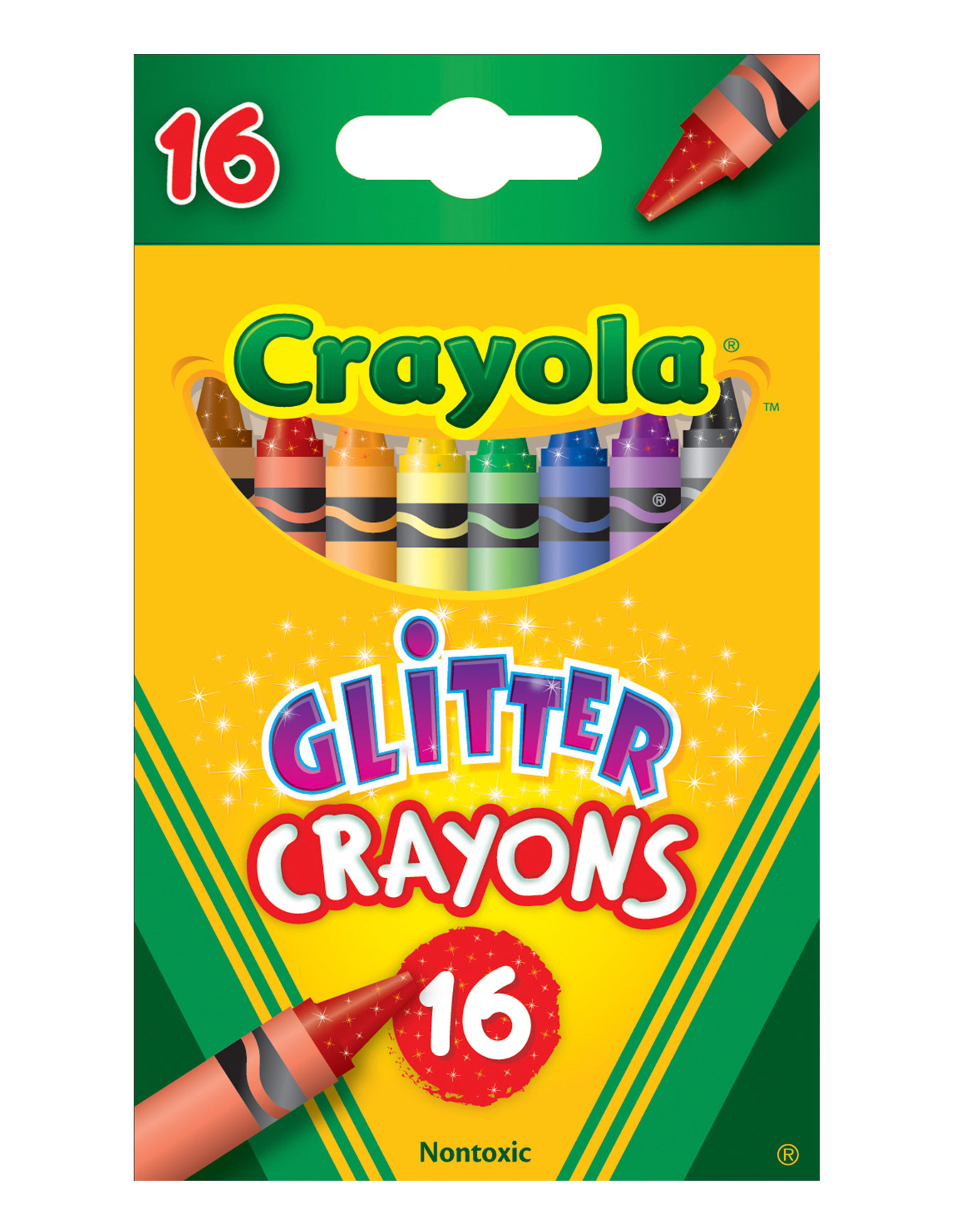 

Набір воскової крейди Crayola з блискітками 16 шт (256318.024)