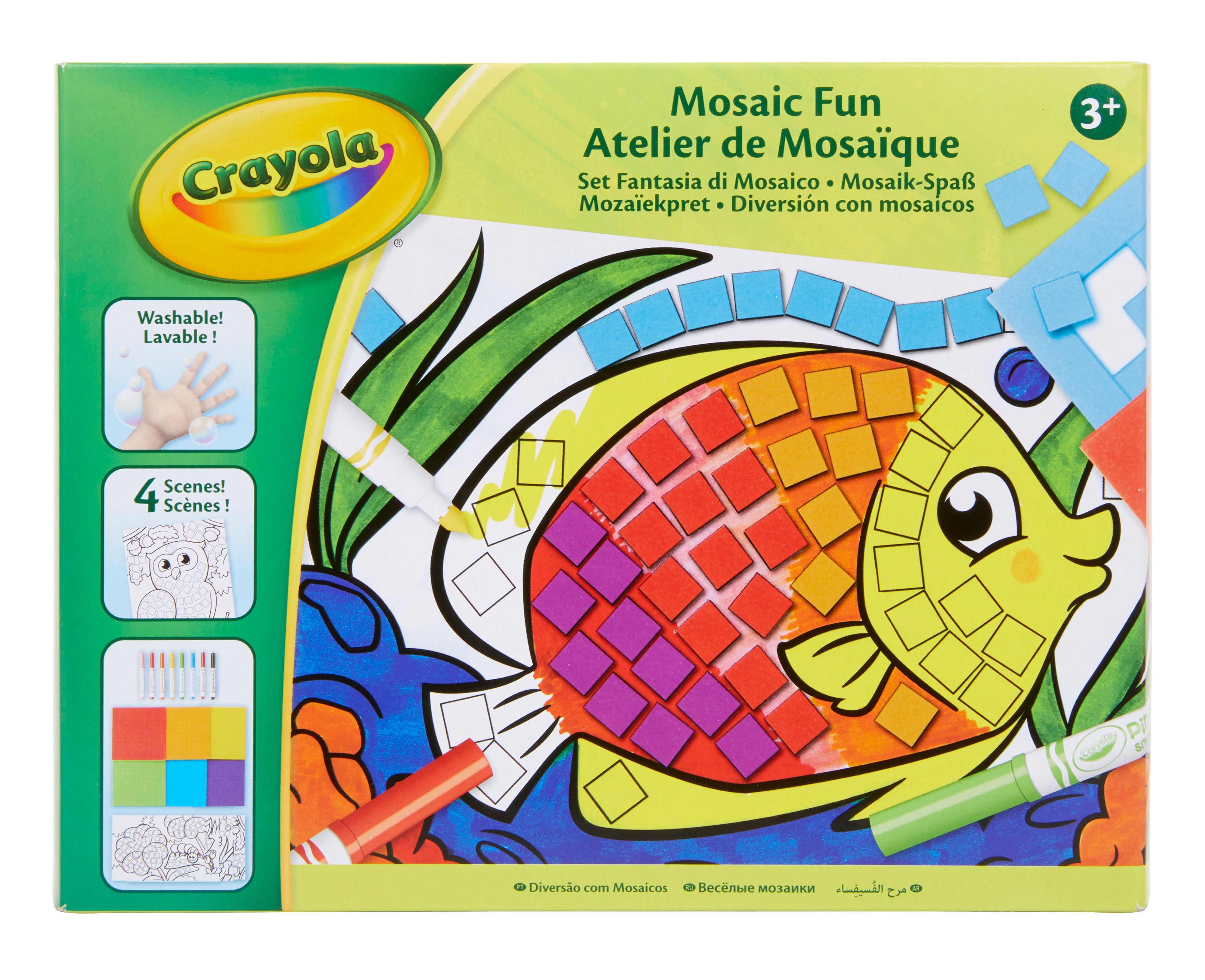 

Набір для творчості Crayola Весела мозаїка (256274.006)