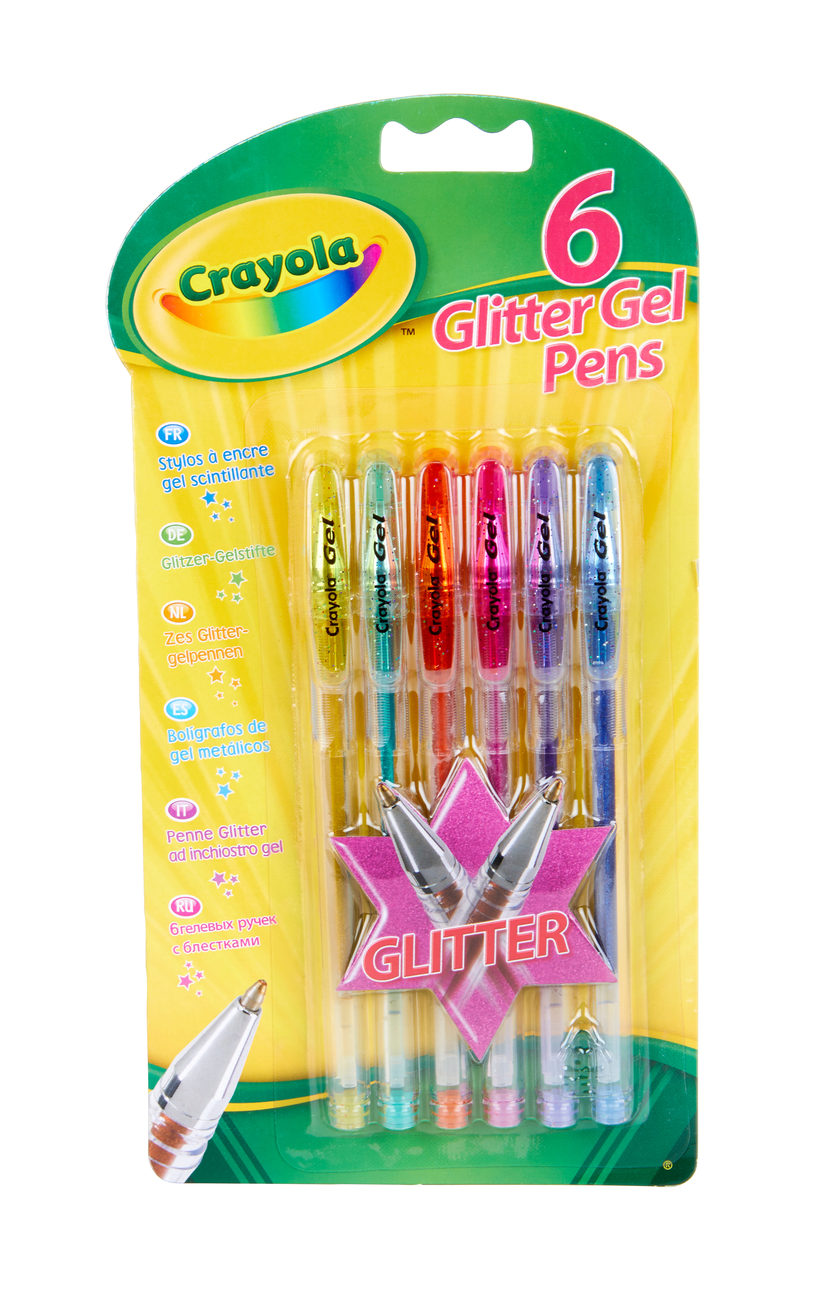 

Набір гелевих ручок Crayola 6 шт (256253.024)