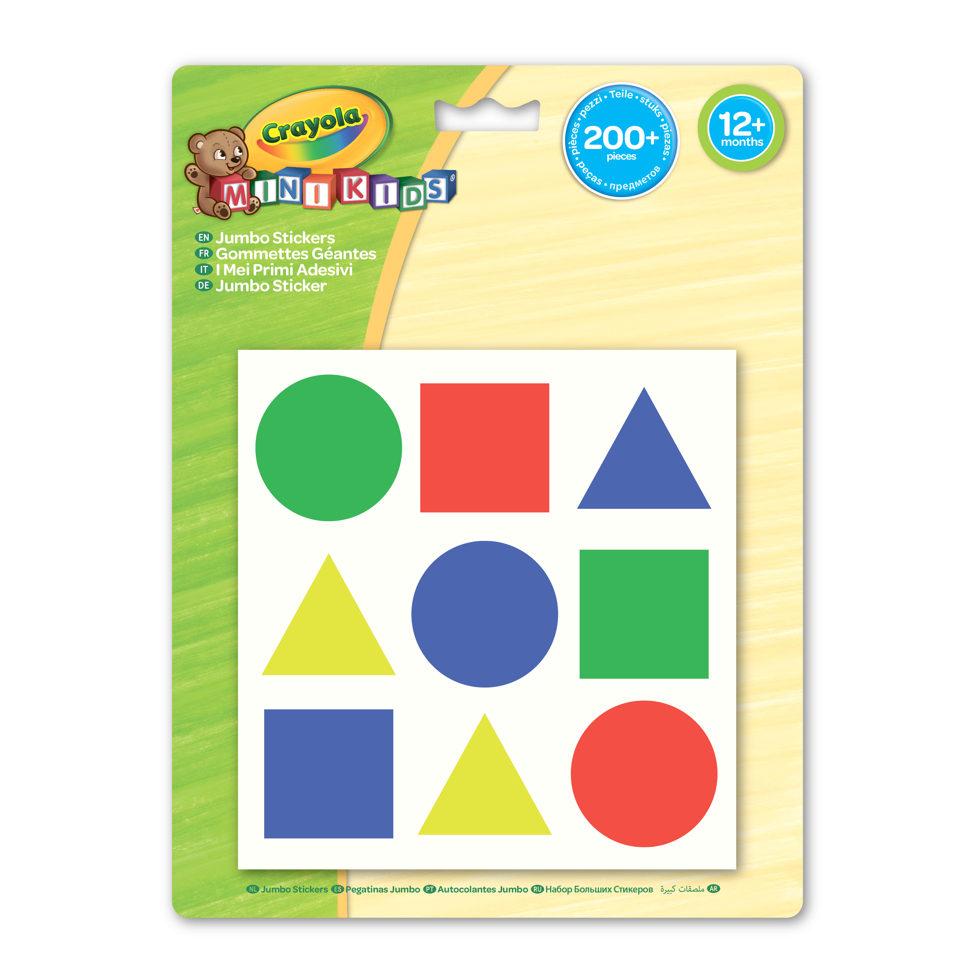 

Набір наклейок Crayola Mini kids Кольори та форми (256412.124)