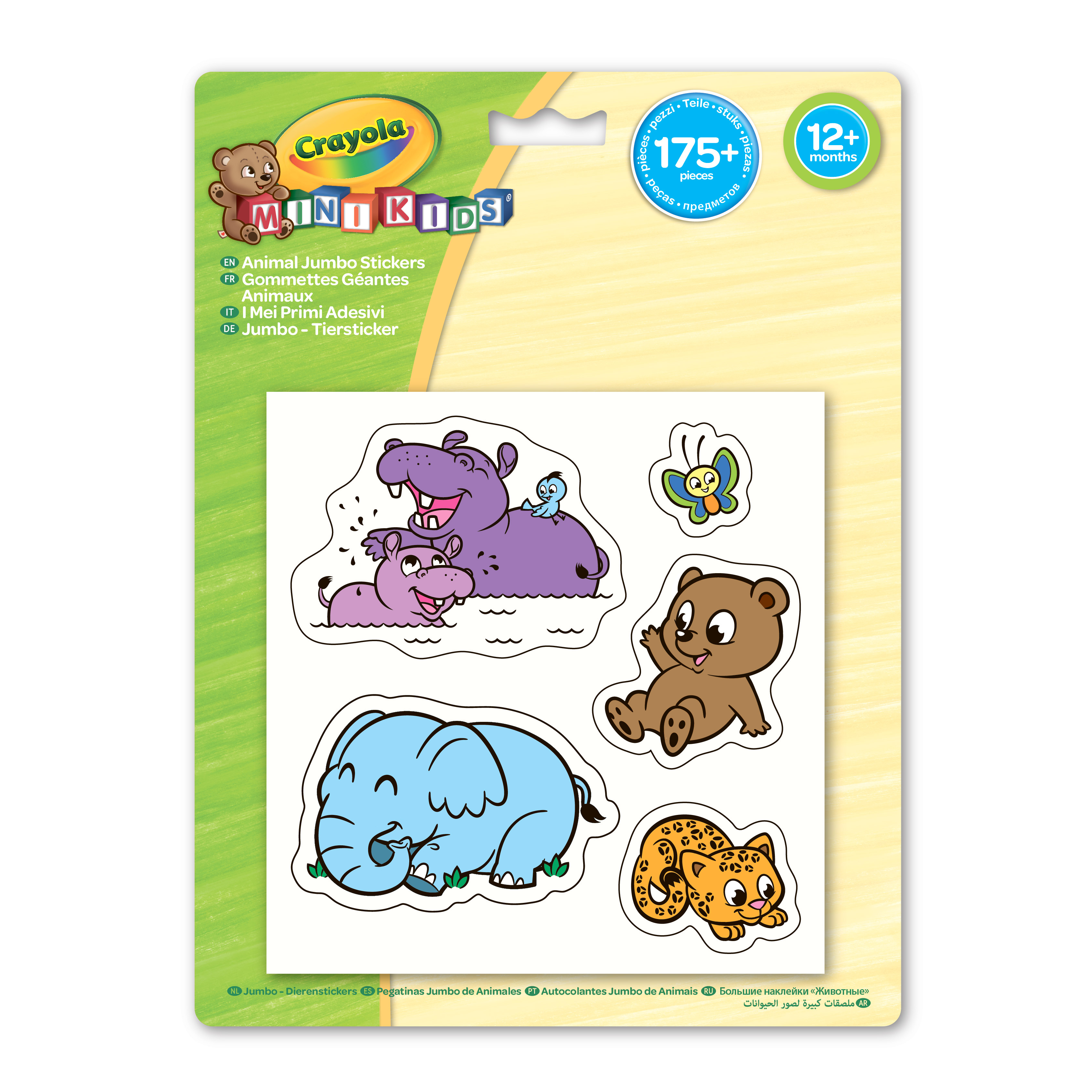 

Набір наклейок Crayola Mini kids Тварини (256291.124)
