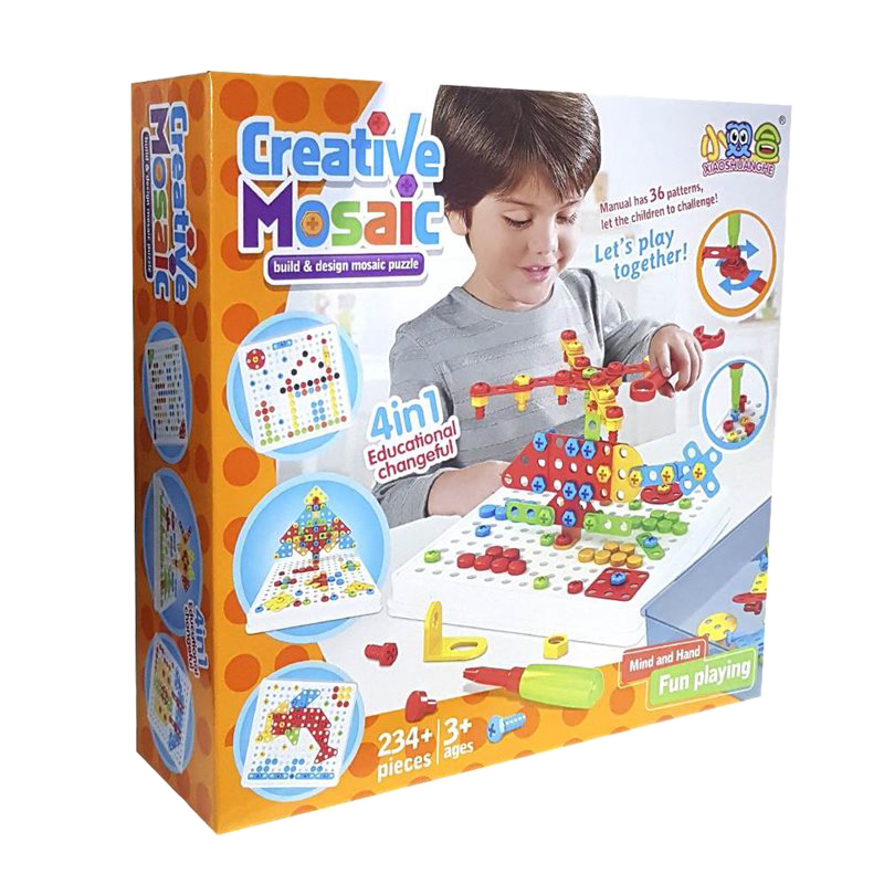 

Конструктор Qunxing Creative mosaic 234 деталі (881)