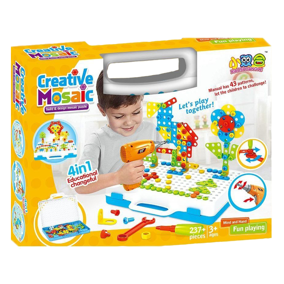 

Конструктор Qunxing Creative mosaic 237 деталей (608)