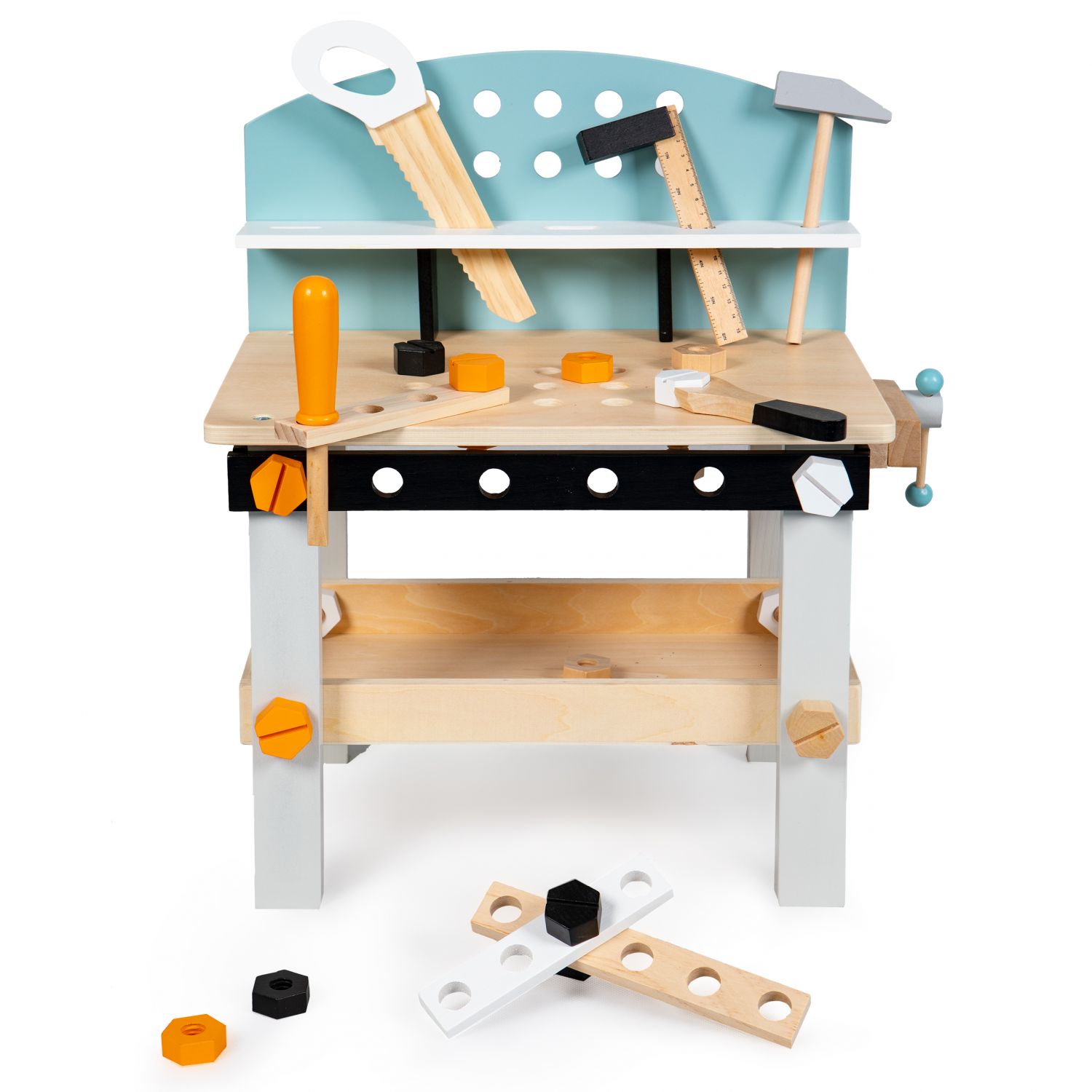

Игровой набор Ecotoys Деревянная мастерская с инструментами (176N)
