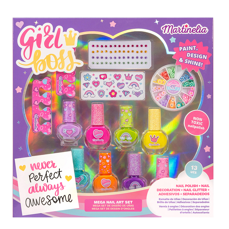 

Набір для манікюру Martinelia Super girl Mega nail art set (11912)