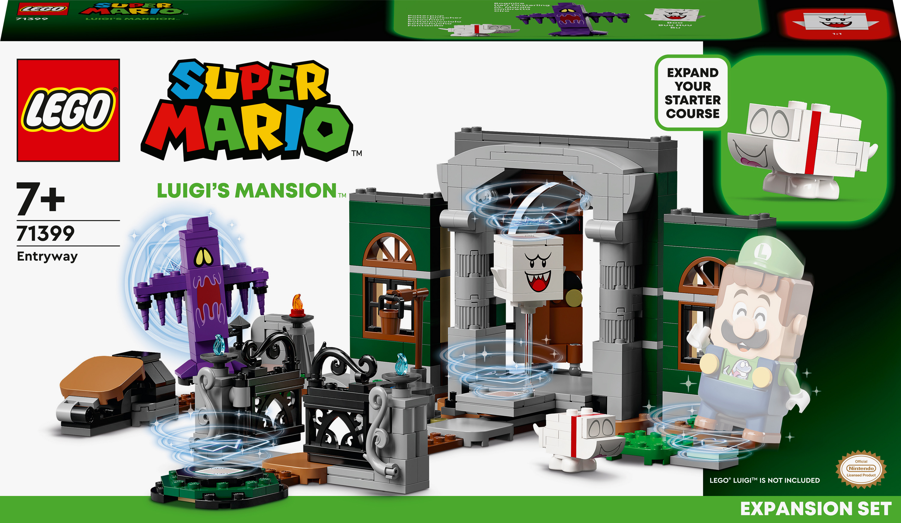 

Конструктор LEGO Super Mario Додатковий набір «Вхід у Маєток Луїджі» (71399)