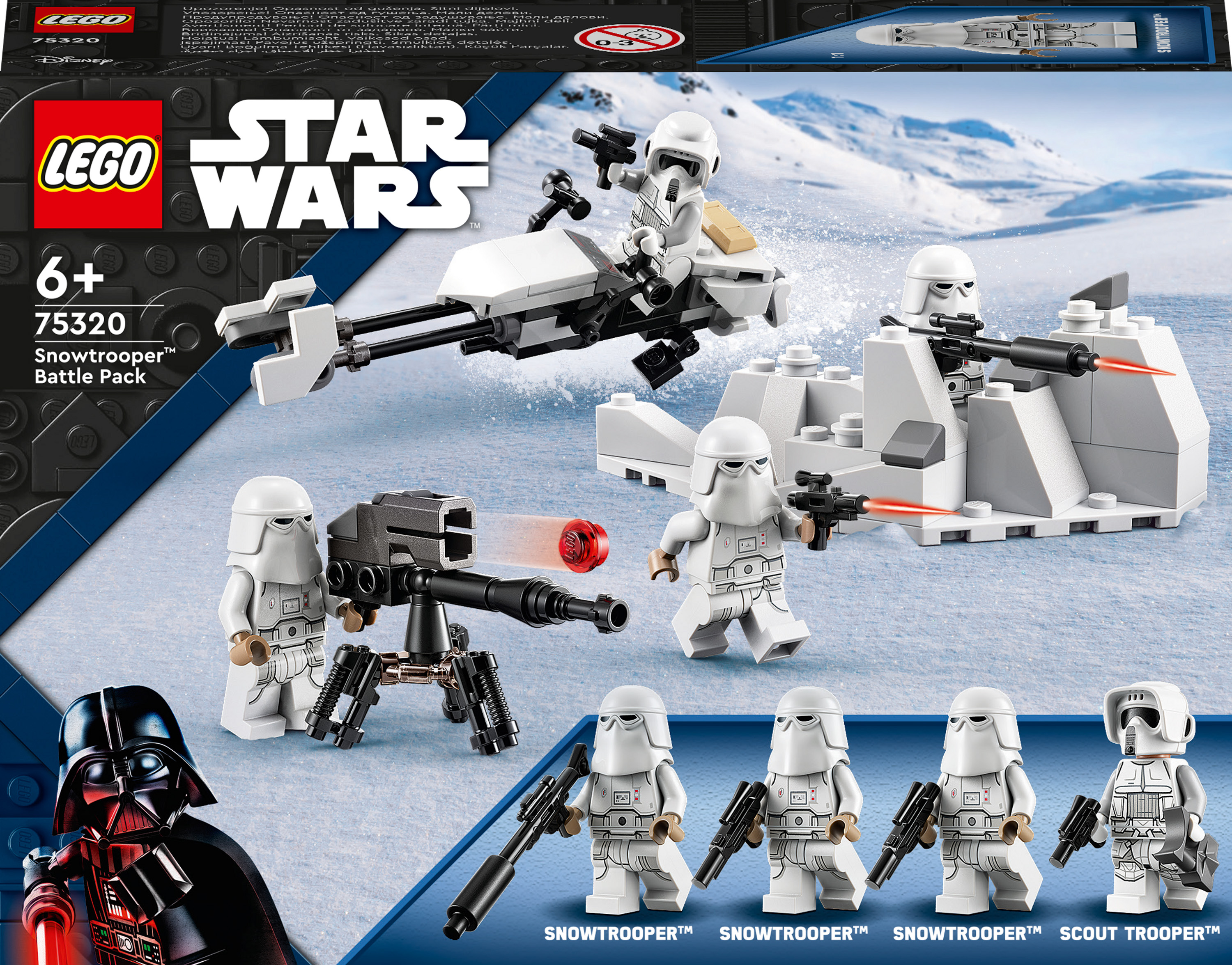 

Конструктор LEGO Star Wars Сніговий штурмовик Бойовий набір (75320)