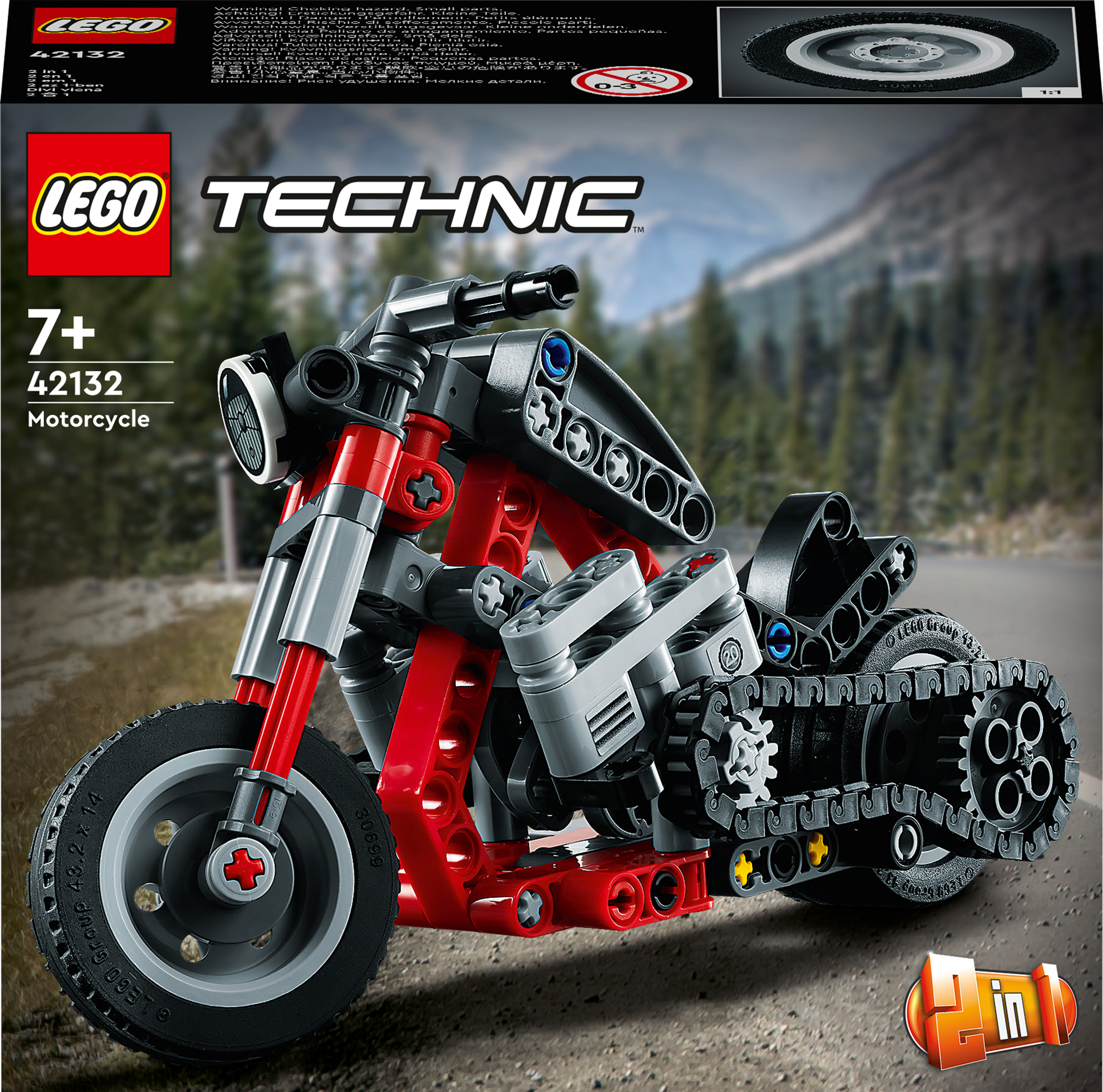 

Конструктор LEGO Technic Мотоцикл (42132)