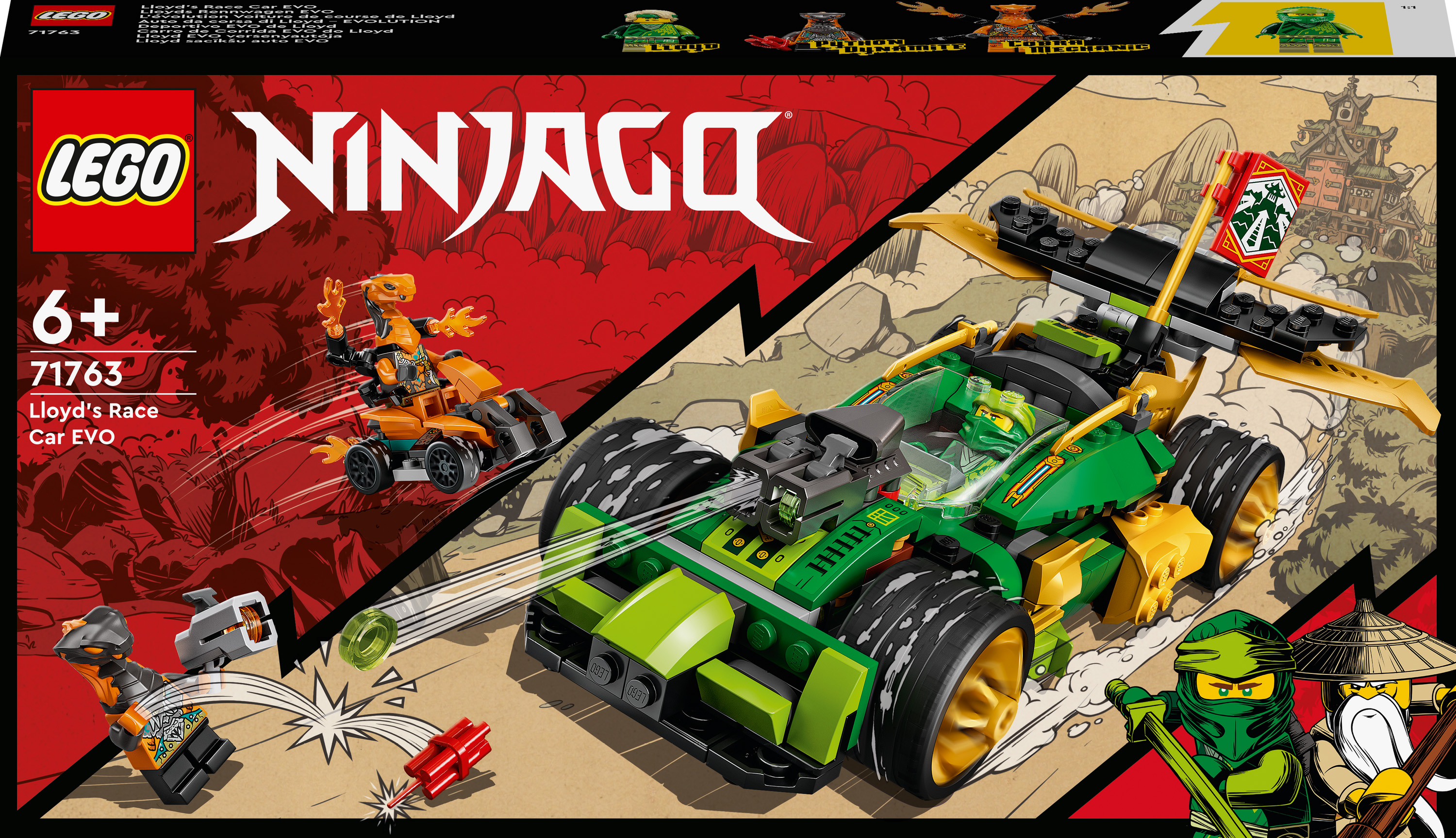 

Конструктор LEGO NINJAGO Гоночний автомобіль Ллойда EVO (71763)