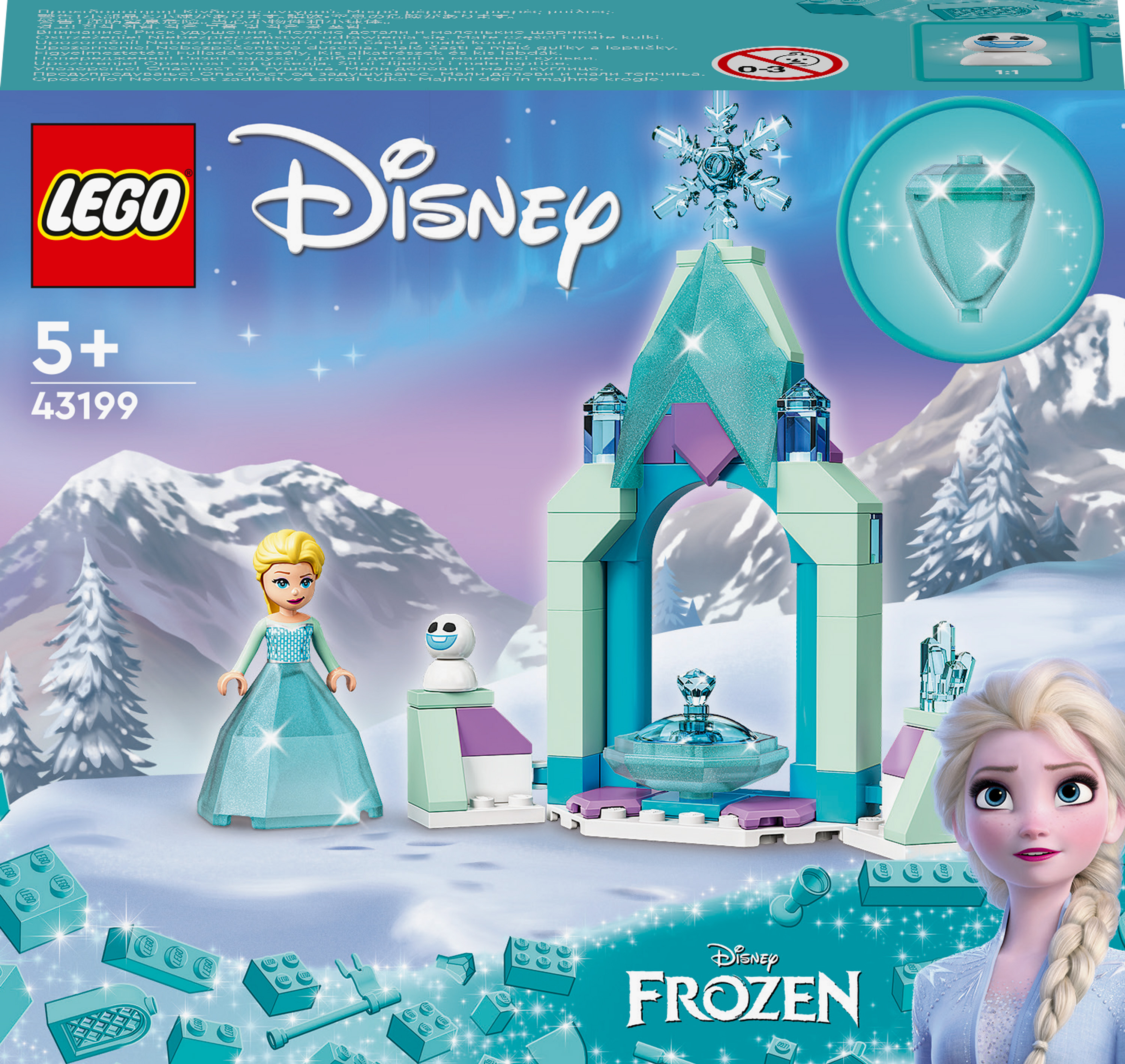 

Конструктор LEGO Disney Princess Подвір'я палацу Ельзи (43199)