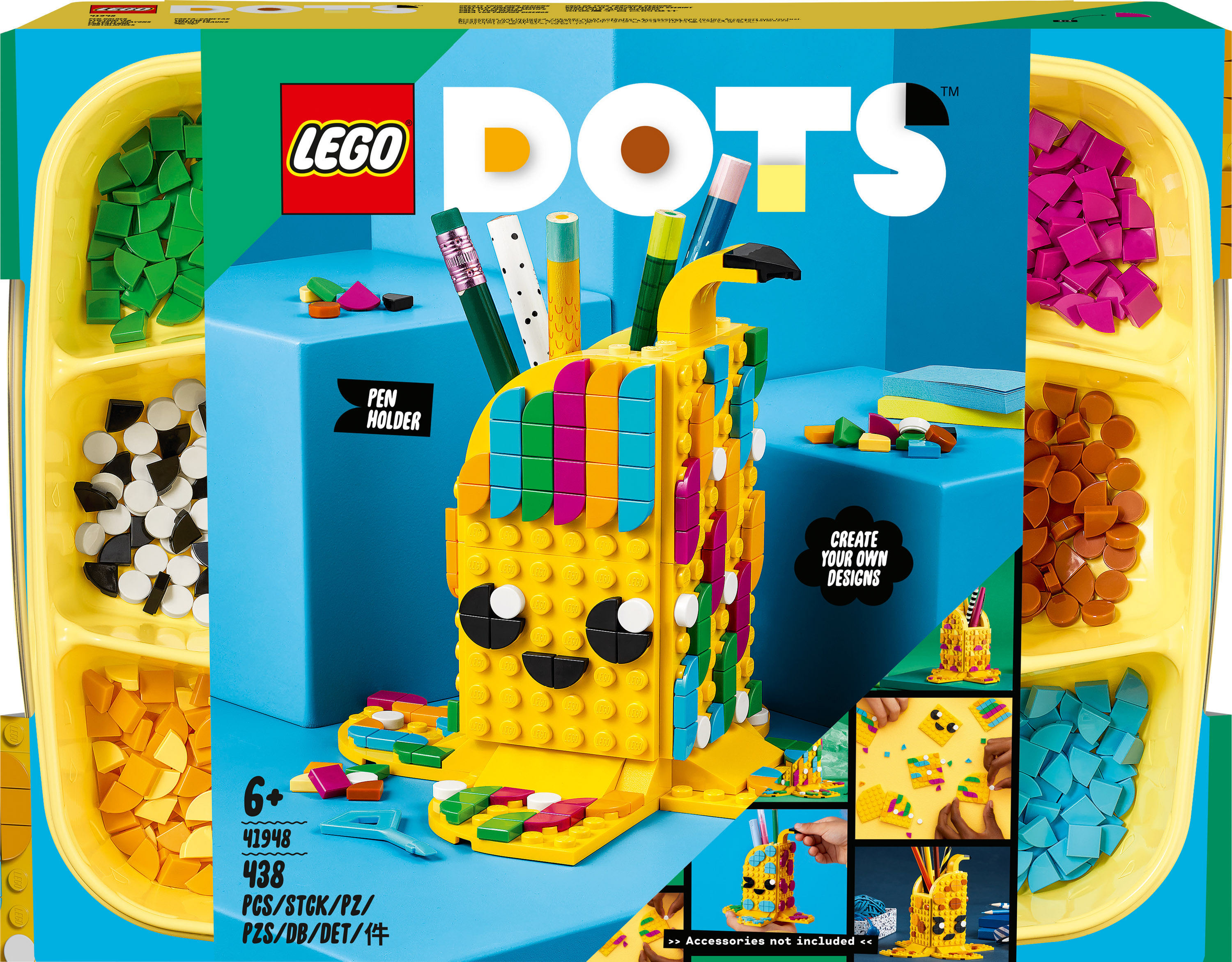 

Конструктор LEGO DOTS Банан Подставка для ручек (41948)