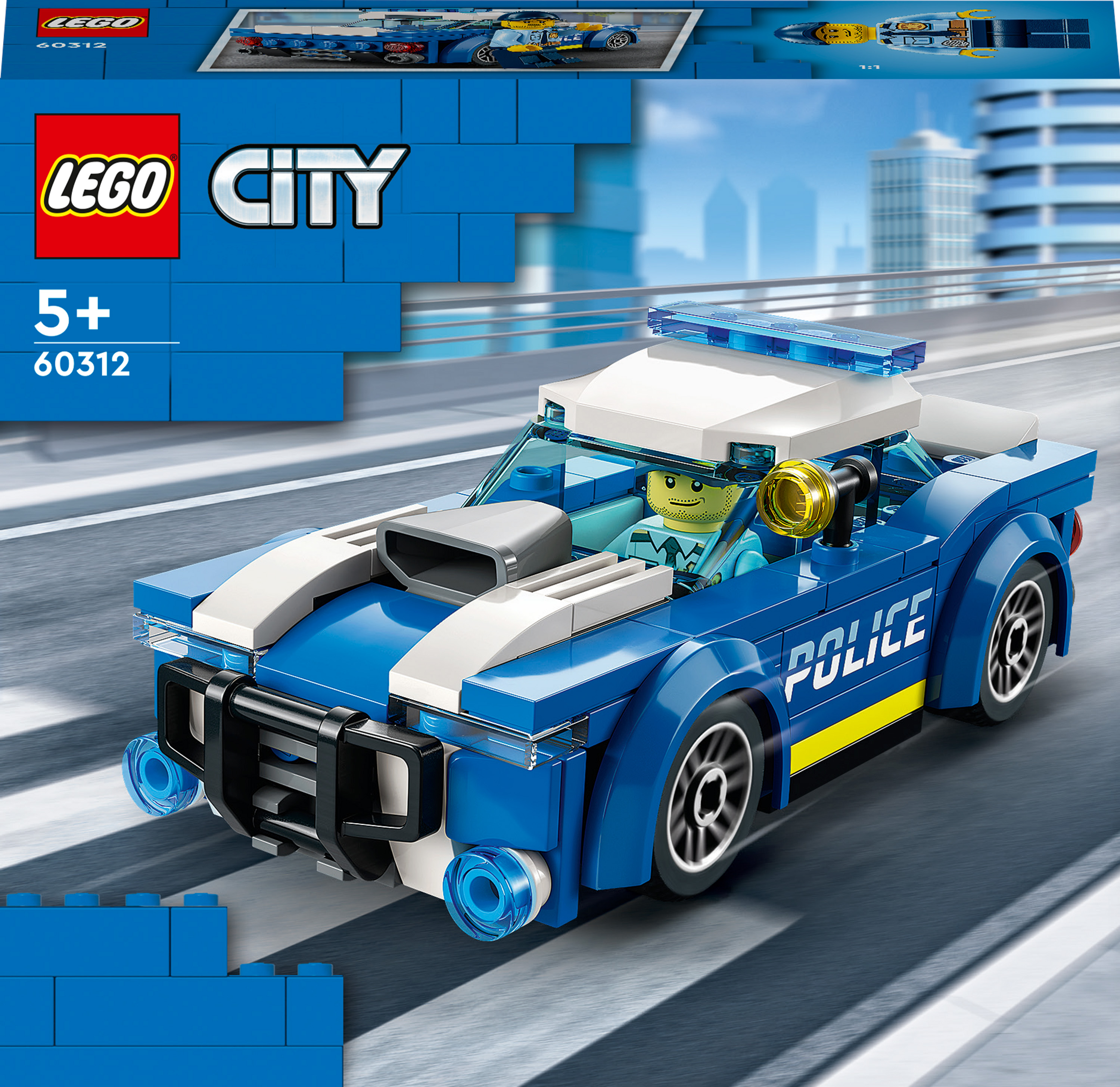

Конструктор LEGO City Поліцейський автомобіль (60312)