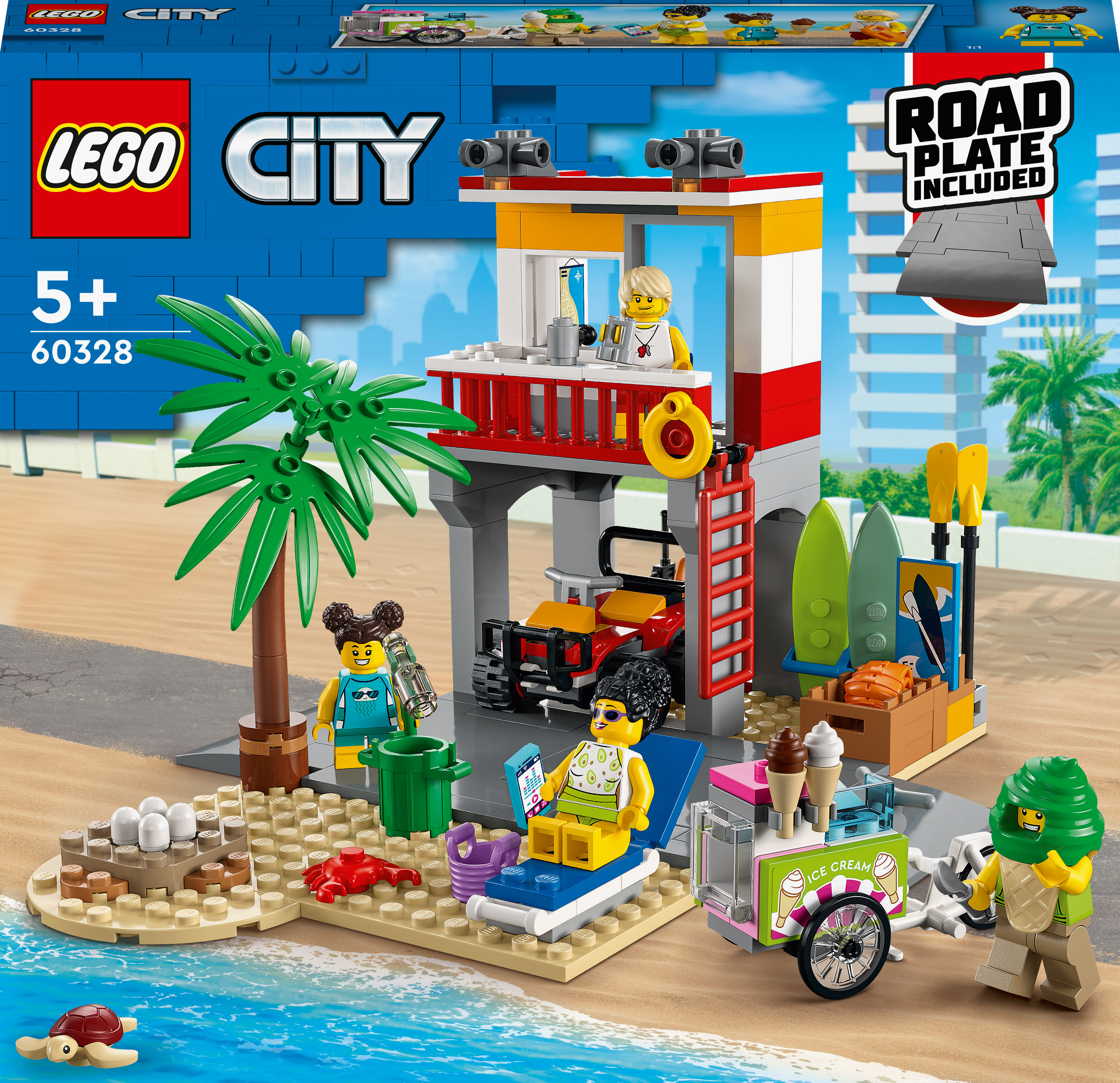 

Конструктор LEGO City Спасательный пост на пляже (60328)