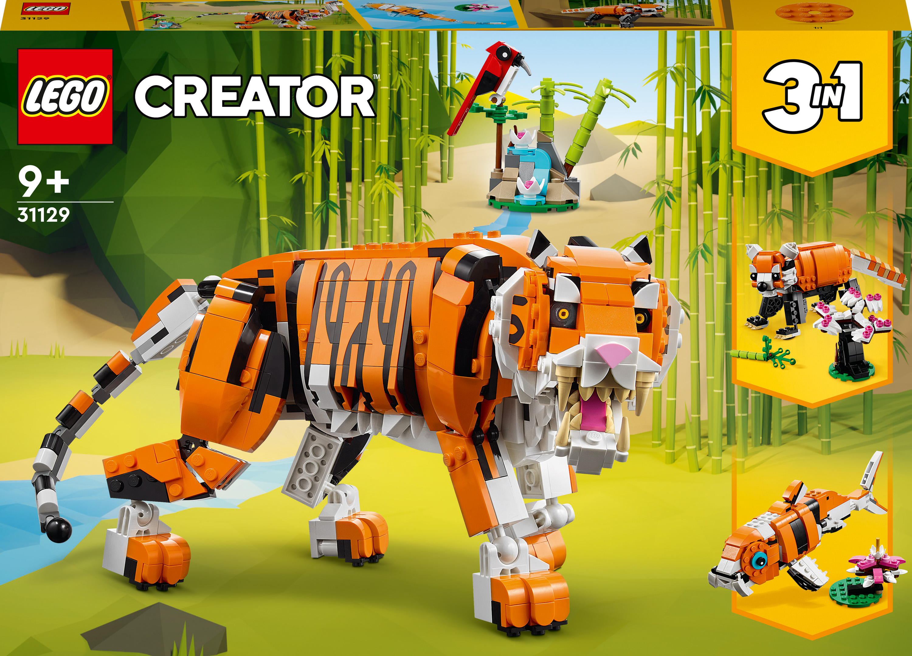 

Конструктор LEGO Creator 3-в-1 Величний тигр (31129)