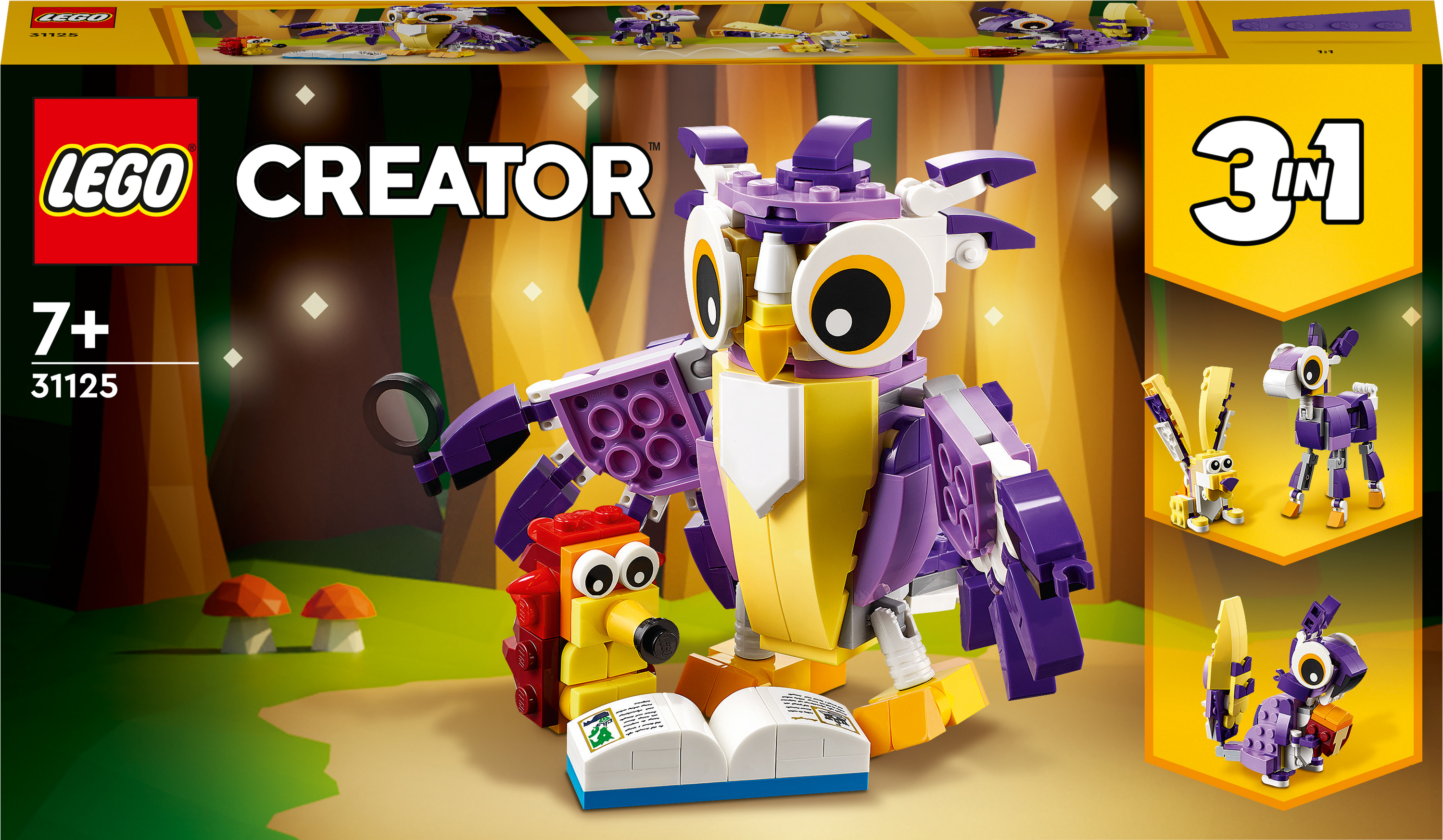 

Конструктор LEGO Creator Фантастичні лісові істоти (31125)