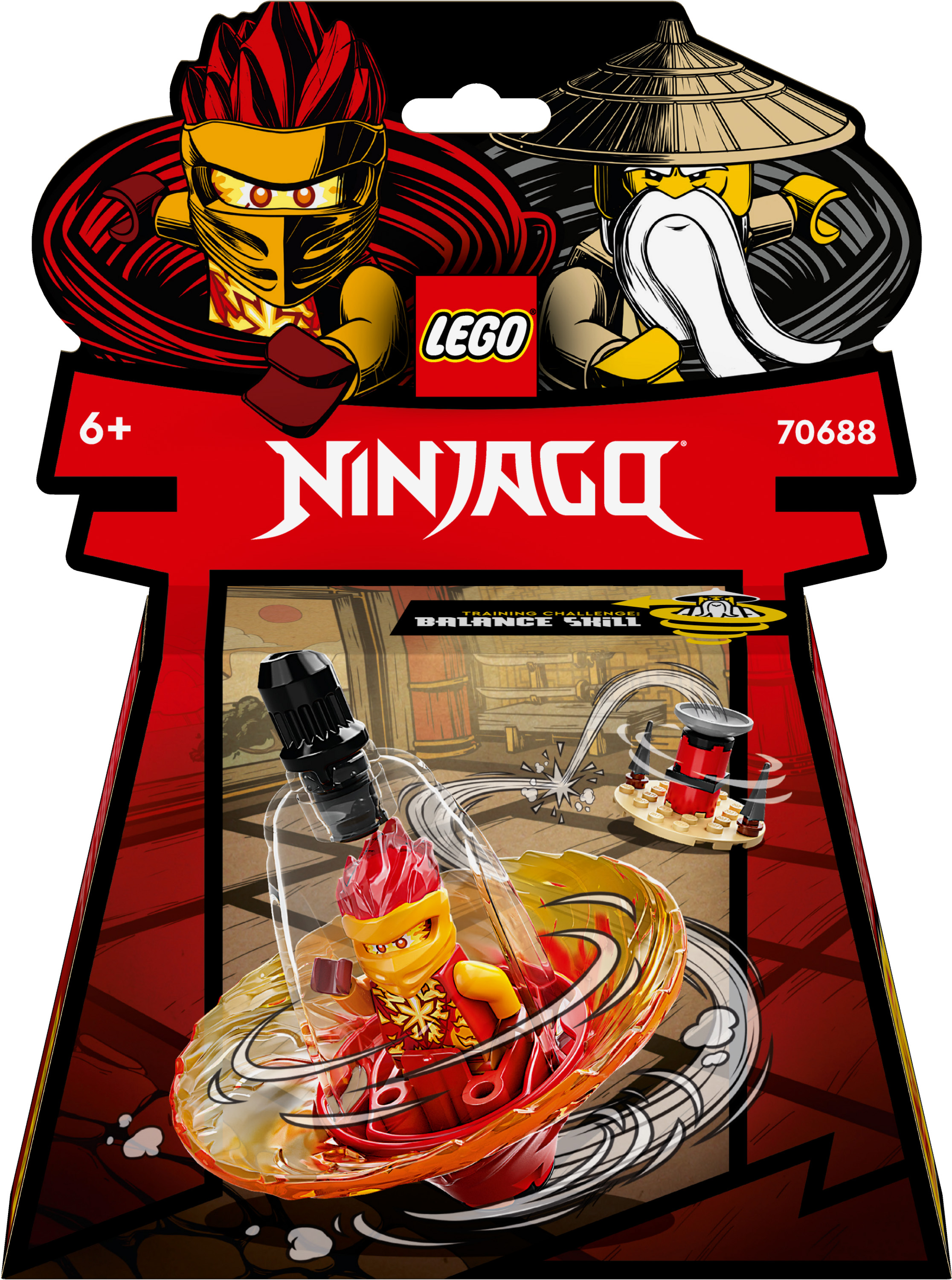 

Конструктор LEGO NINJAGO Тренировка спин-джитсу ниндзя Кая (70688)