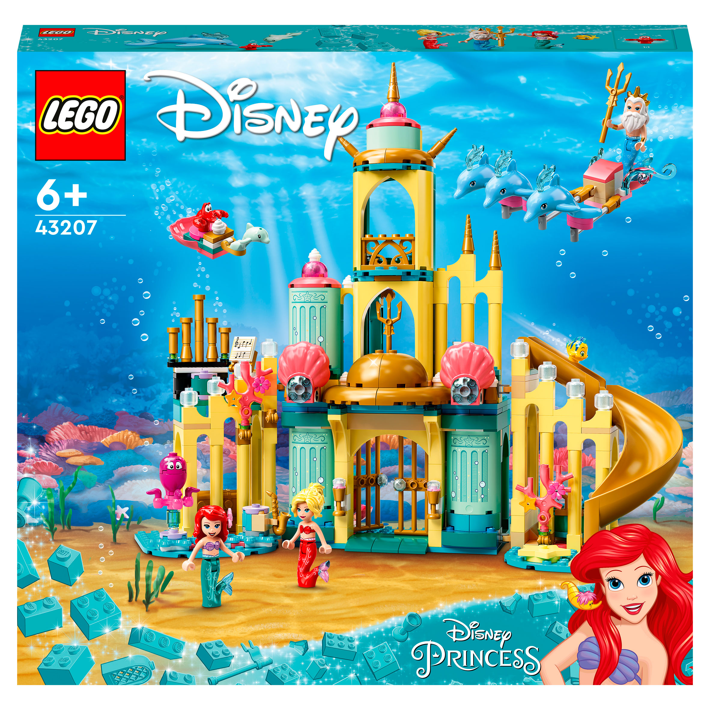 

Конструктор LEGO Disney Princess Підводний палац Аріель (43207)