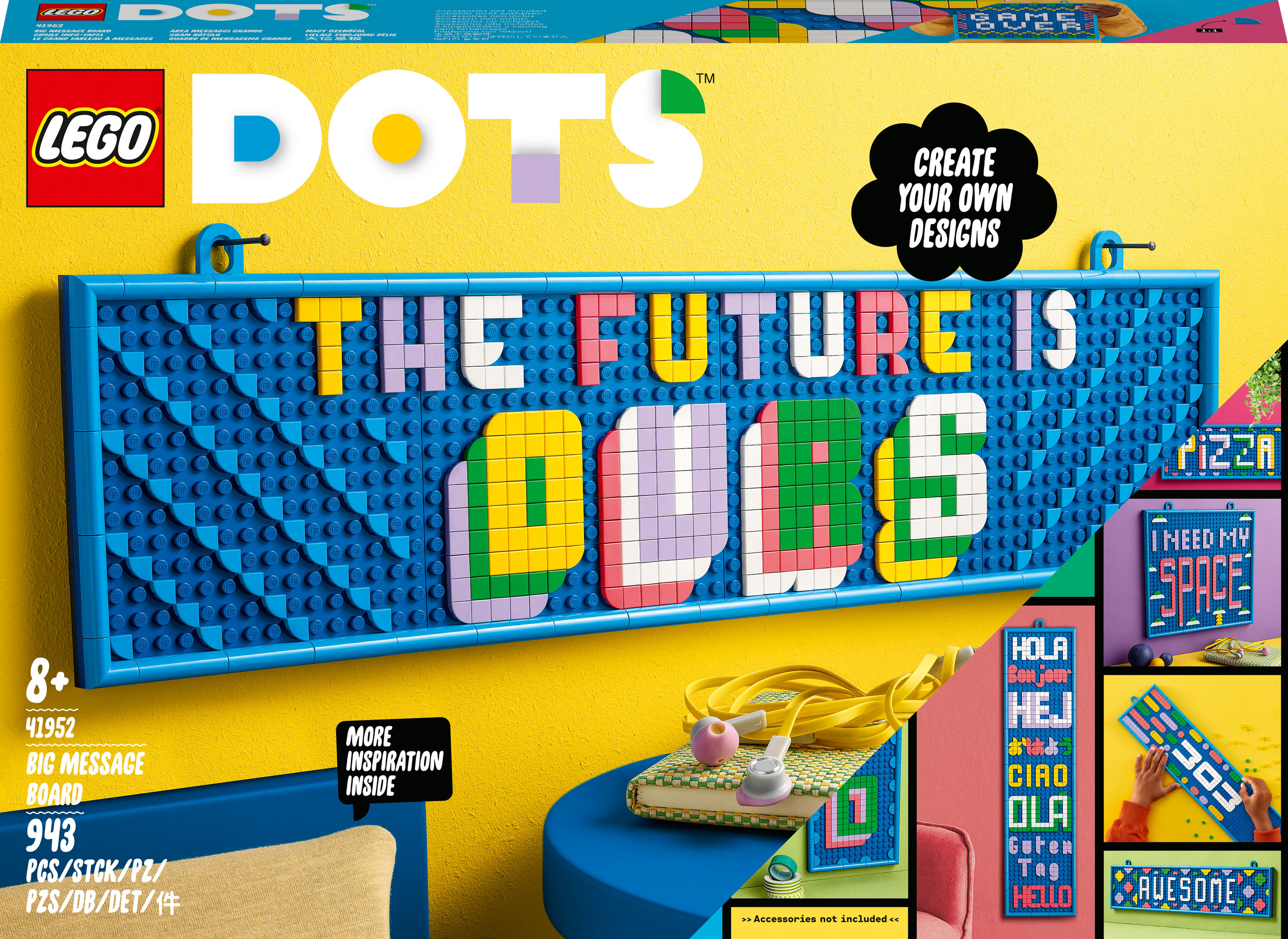 

Конструктор LEGO DOTS Большая доска для сообщений (41952)