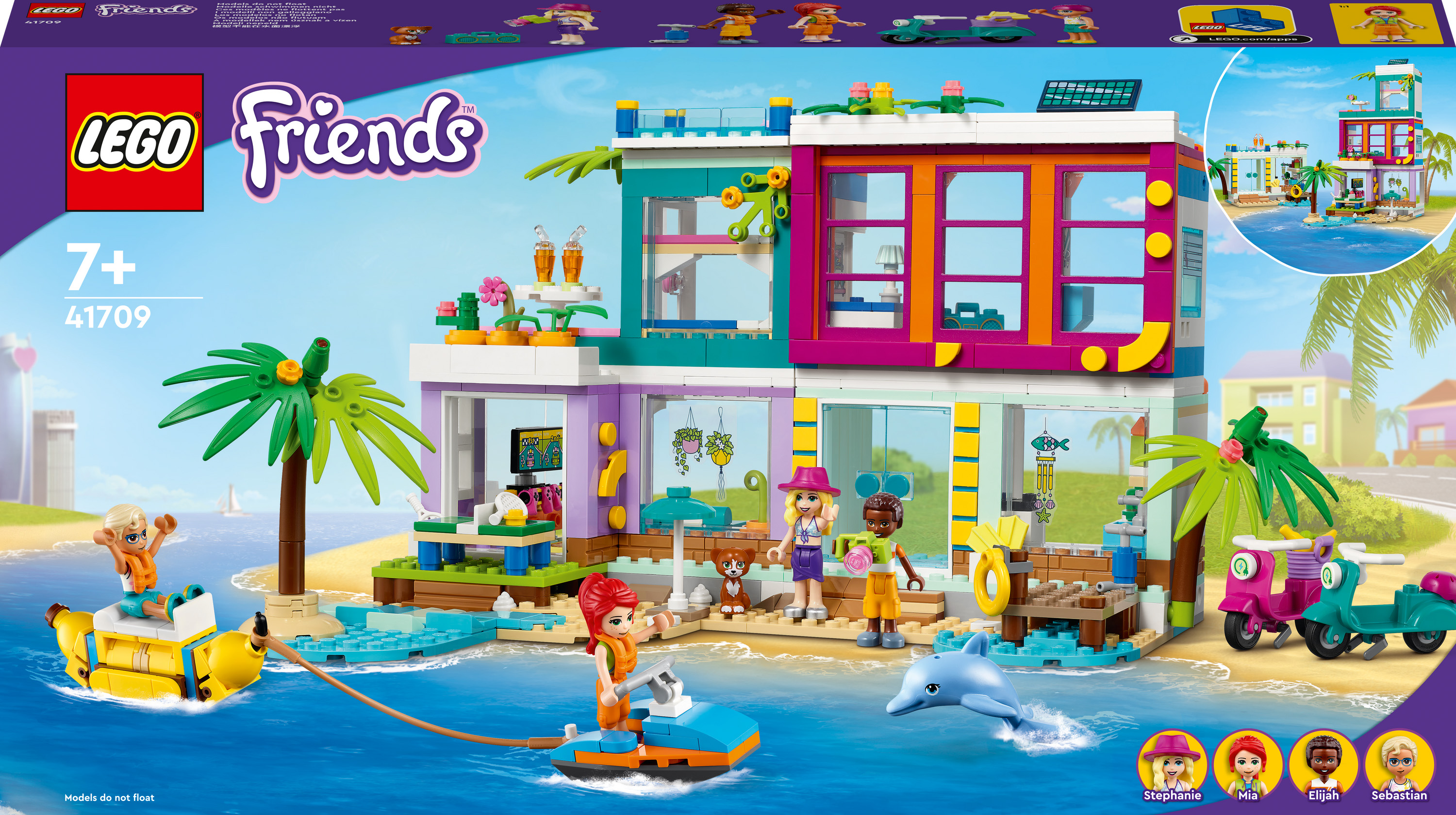 

Конструктор LEGO Friends Пляжный дом для отдыха (41709)