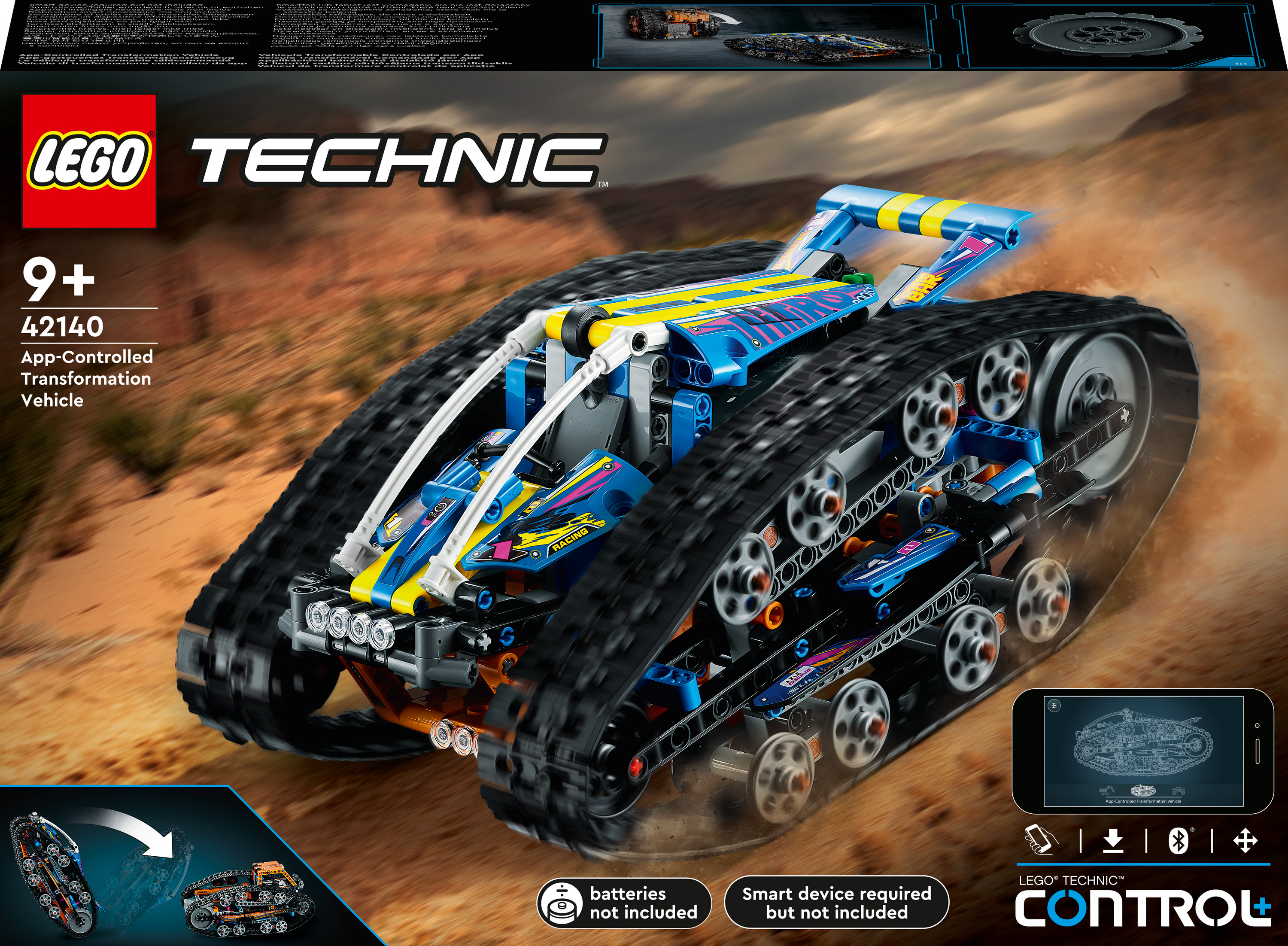 

Конструктор LEGO Technic Машина-трансформер на керуванні з додатка (42140)