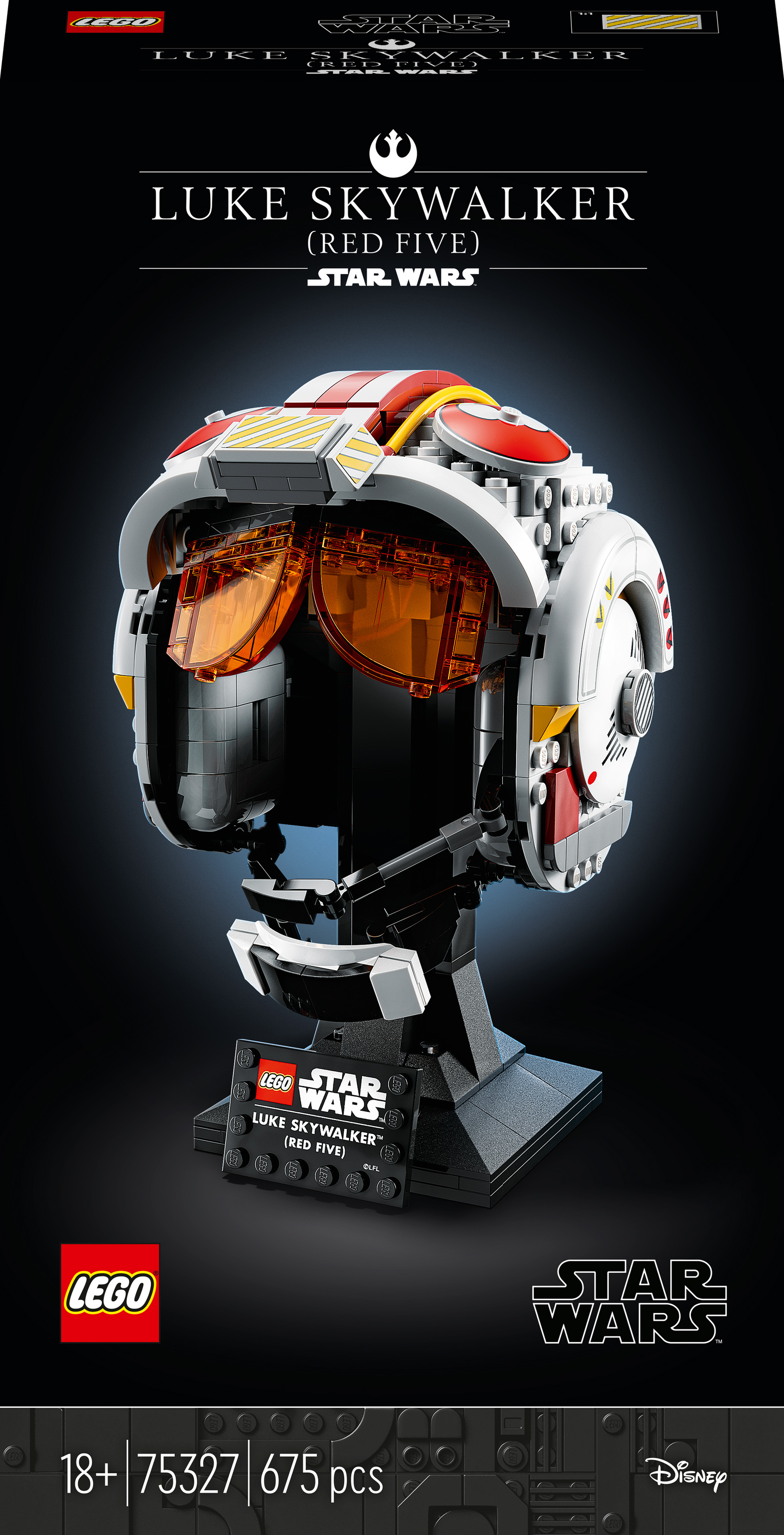 

Конструктор LEGO Star Wars Шолом Люка Скайвокера (Червоний-5) (75327)