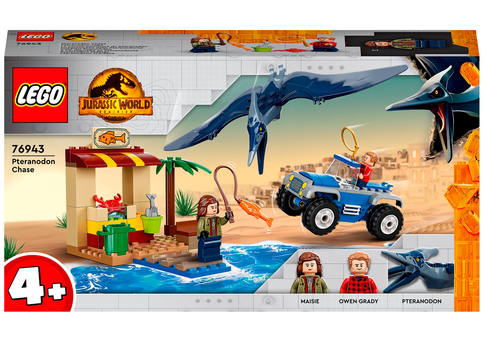 

Конструктор LEGO Jurassic World Погоня за птеранодоном (76943)