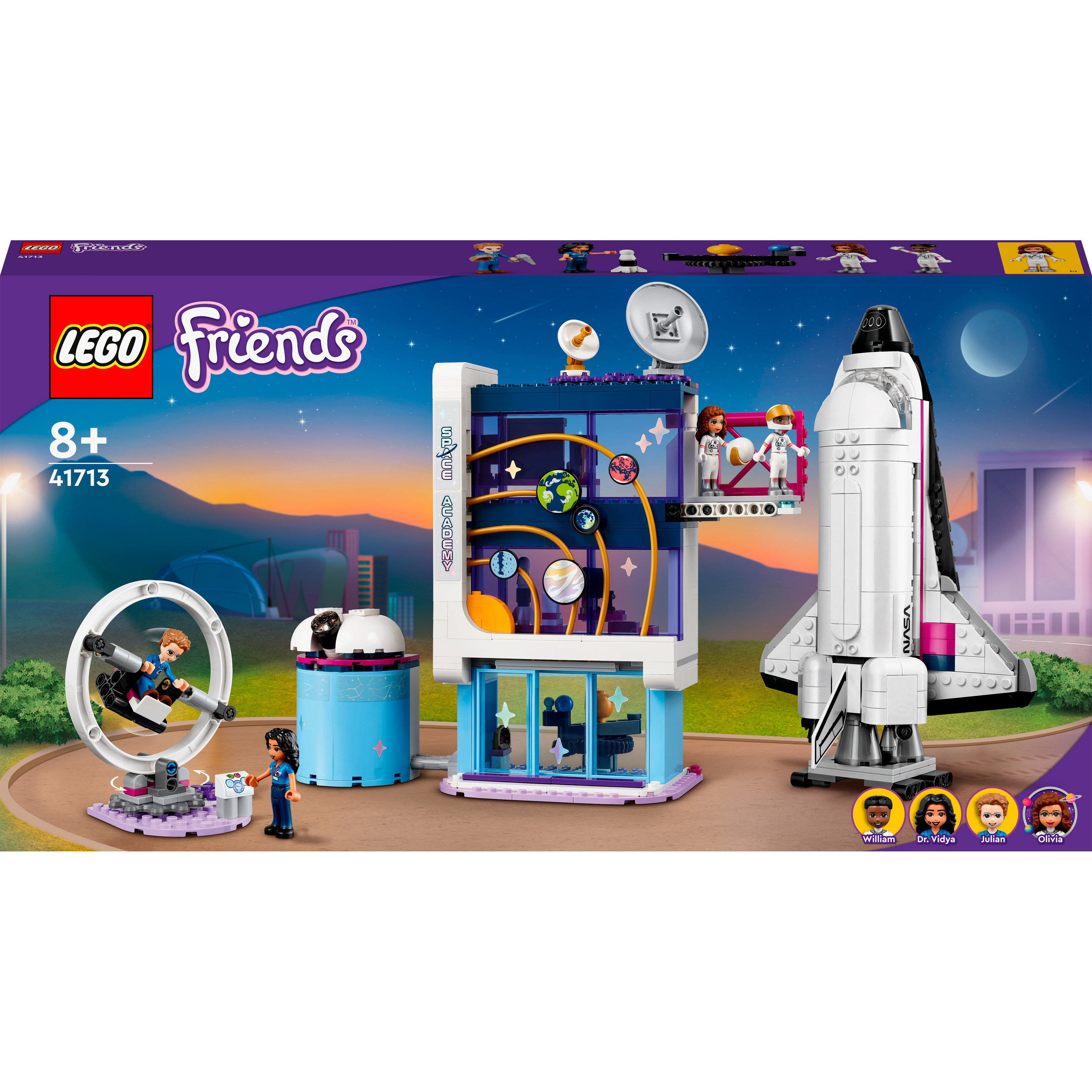 

Конструктор LEGO Friends Космічна академія Олівії (41713)