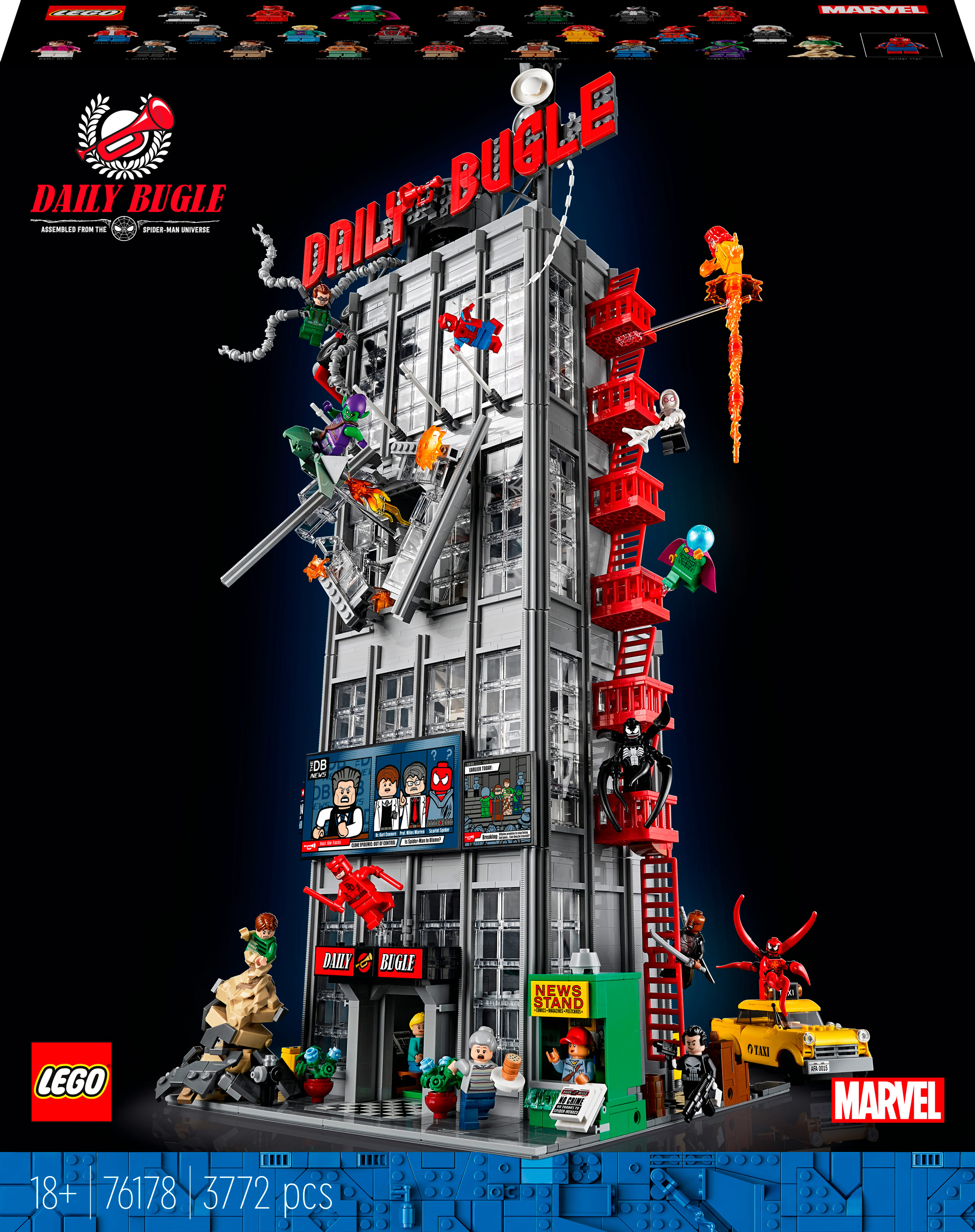 

Конструктор LEGO Super Heroes Marvel Людина-Павук: Дейлі Бьюґл (76178)