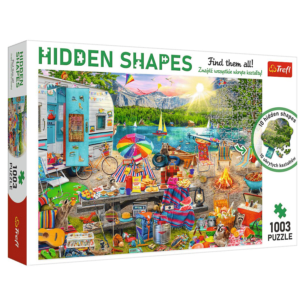 

Пазл Trefl Hidden shapes Подорож у трейлері 1003 елементи (10677)