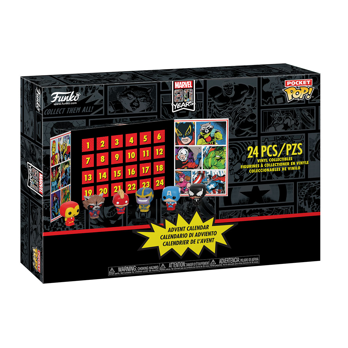 

Набjр игровых фигурок Funko Pop Marvel Адвент календарь (42752)