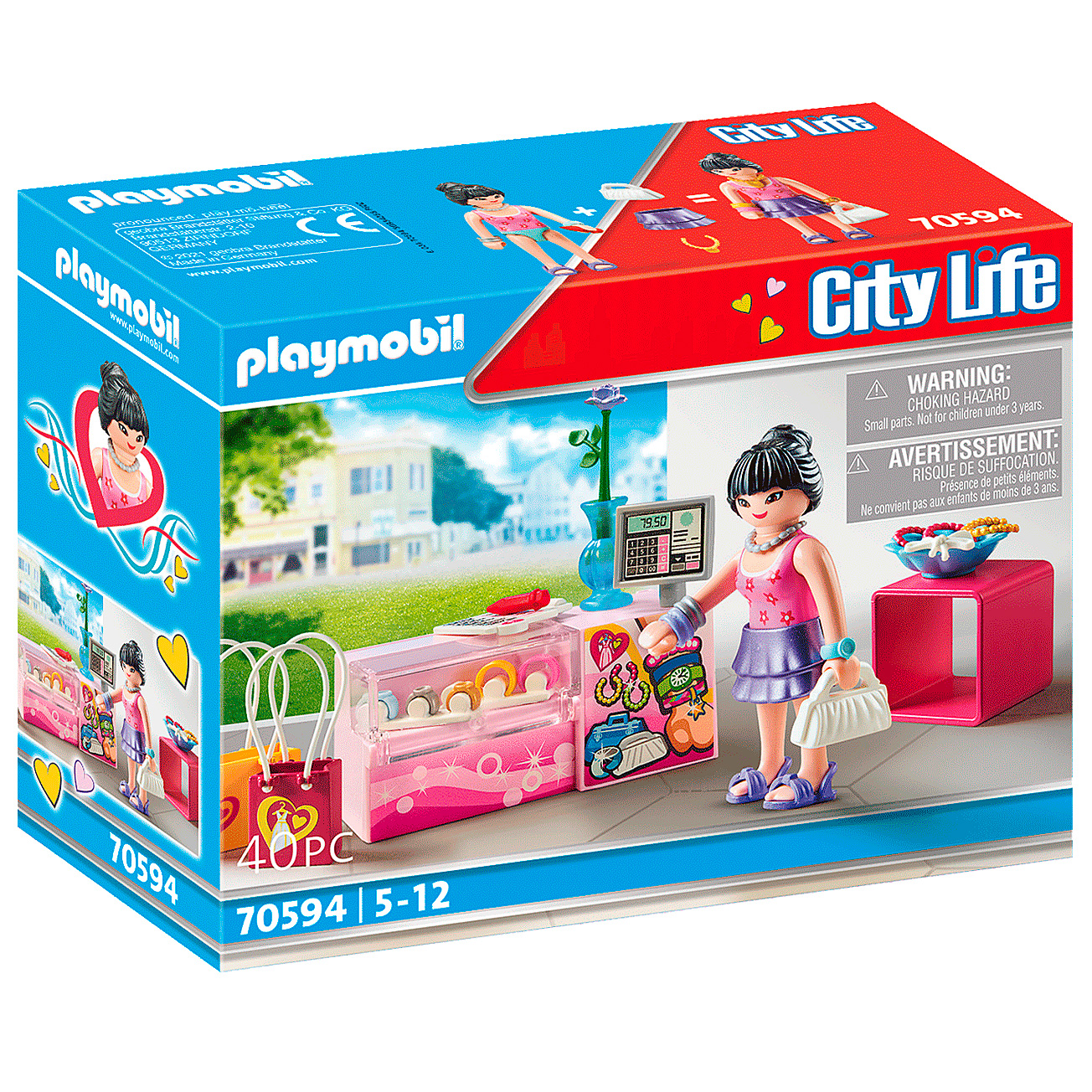 Акция на Конструктор Playmobil City life Модні аксесуари (70594) от Будинок іграшок