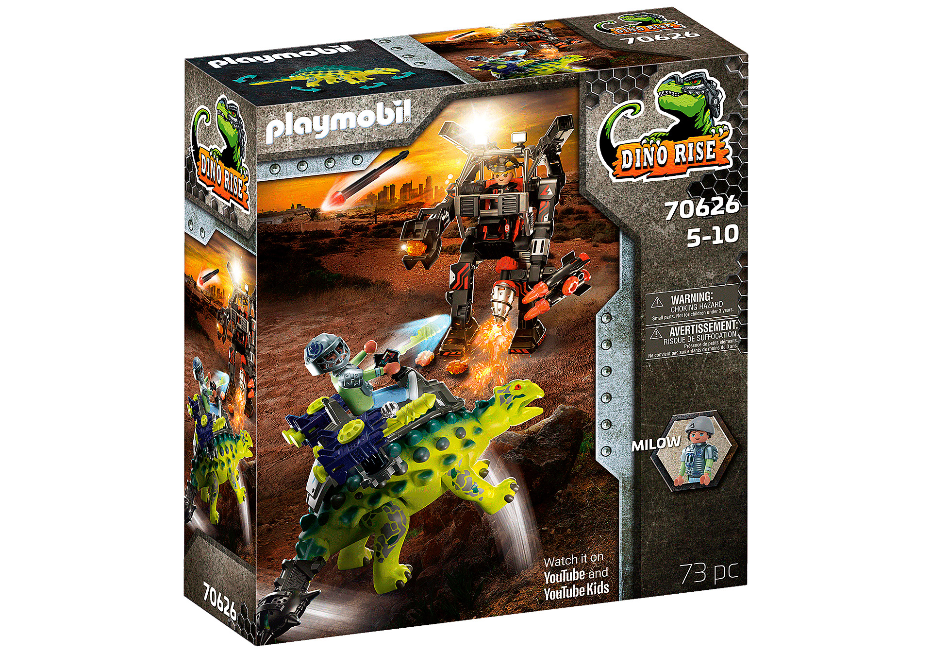Акція на Конструктор Playmobil Dino rise Сайчанія: Вторгнення робота (70626) від Будинок іграшок