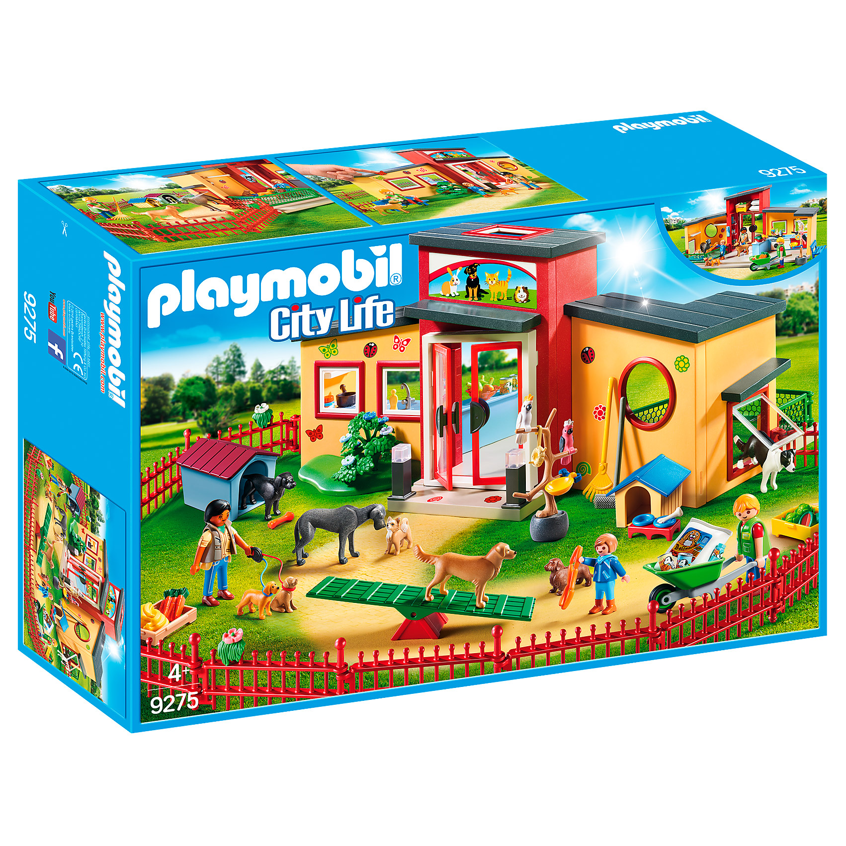 

Конструктор Playmobil City life Готель «Маленькі лапки» для домашніх тварин (9275)