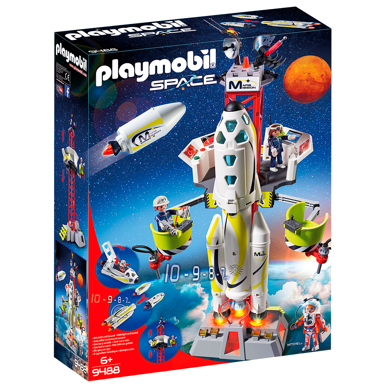 

Конструктор Playmobil Space Місія з запуску ракети з майданчика (9488)