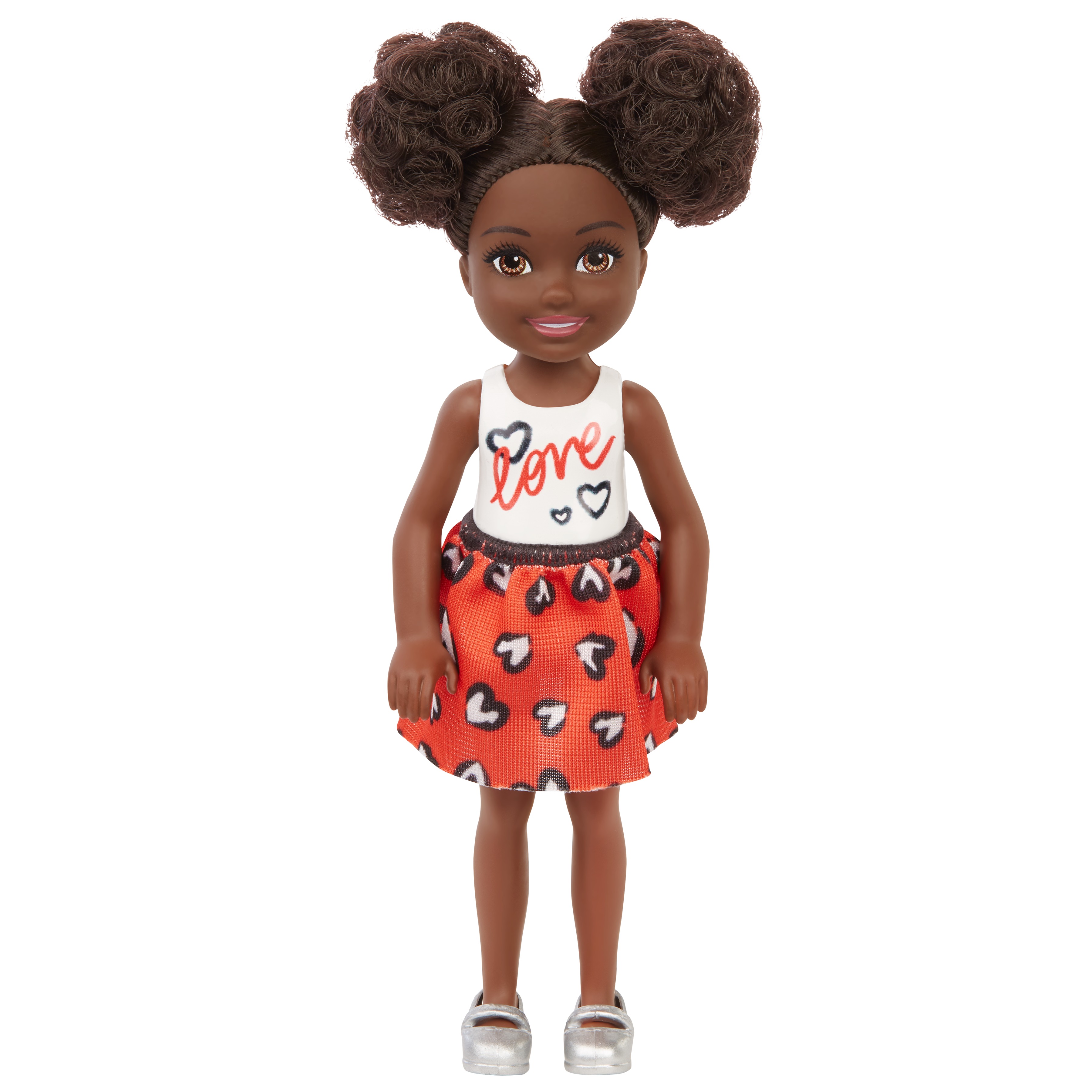 

Лялька Barbie Челсі та друзі Брюнетка в спідниці з сердечками (DWJ33/GXT35)