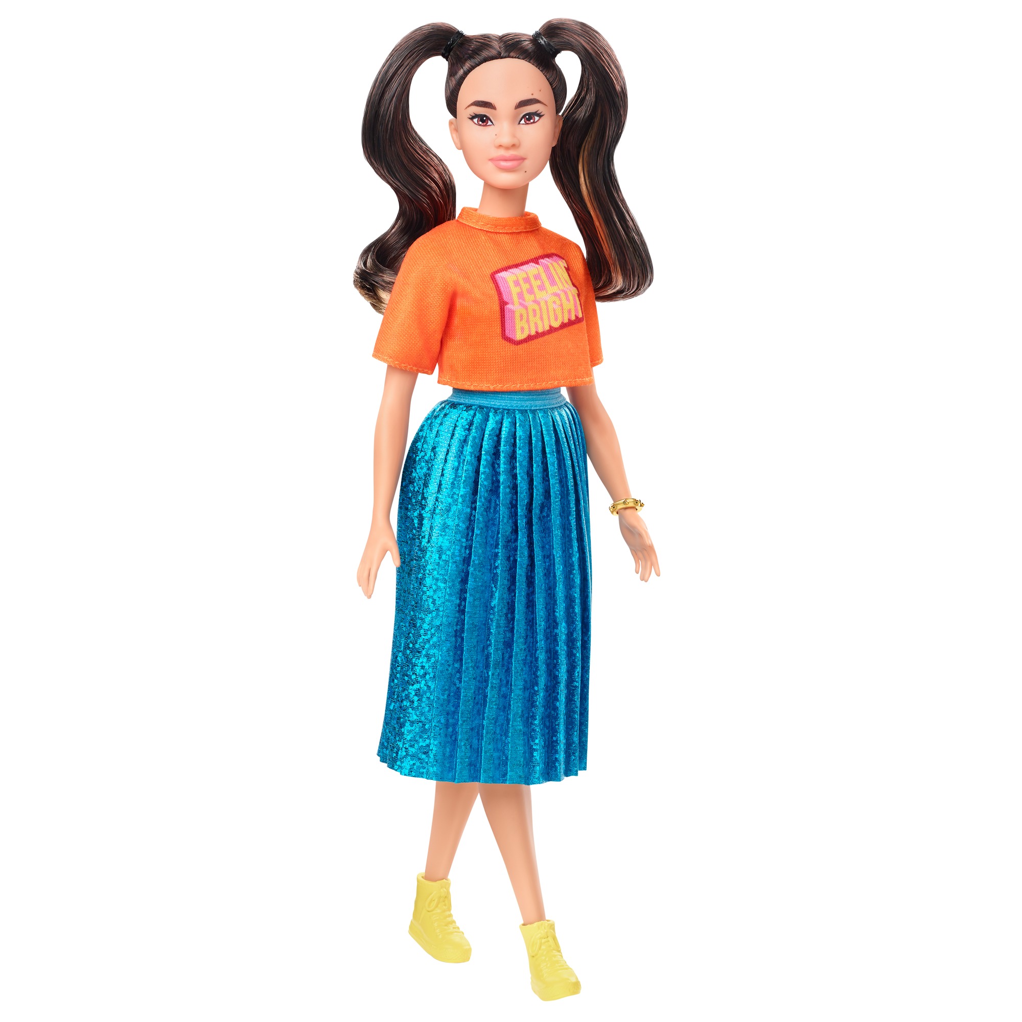 

Кукла Barbie Fashionistas Брюнетка в оранжевом топе (FBR37/GHW59)