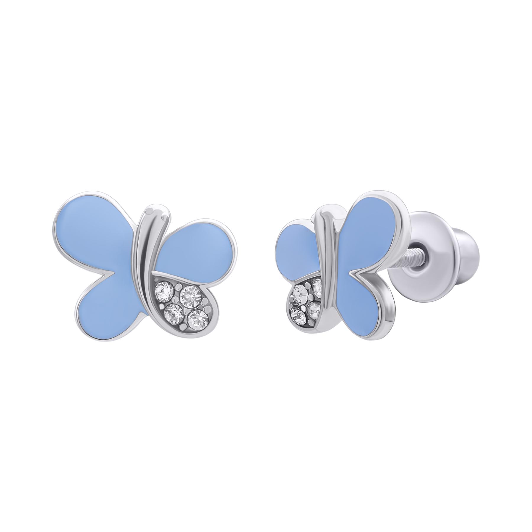 

Сережки UMa&UMi Fly Метелик блискучий блакитний (0010000016963)