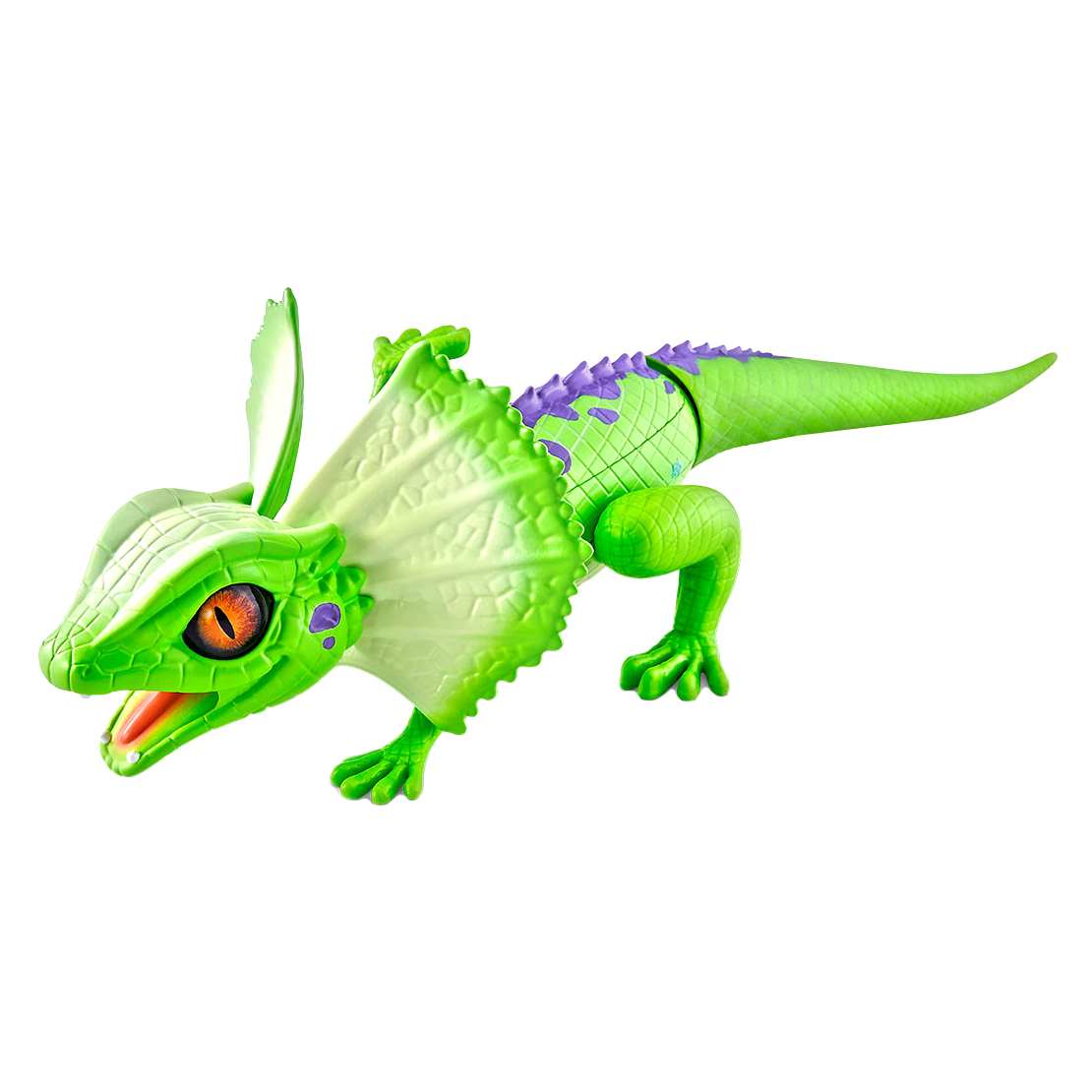 Акція на Інтерактивна іграшка Robo Alive Плащоносна ящірка зелена (7149-1) від Будинок іграшок