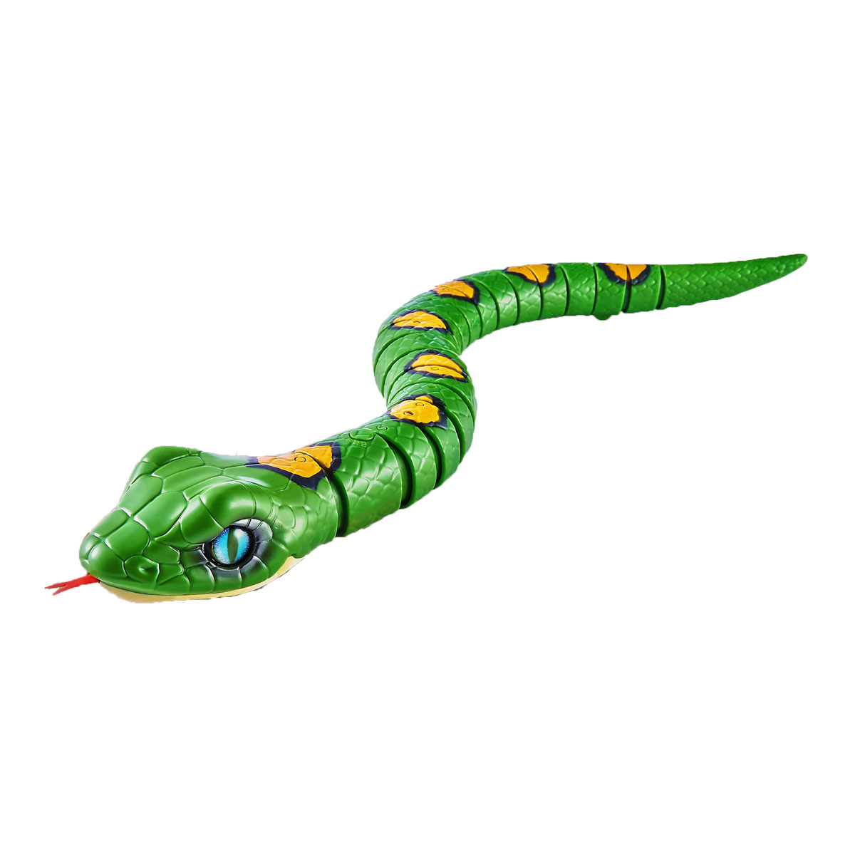 Акция на Інтерактивна іграшка Robo Alive Змія зелена (7150-1) от Будинок іграшок