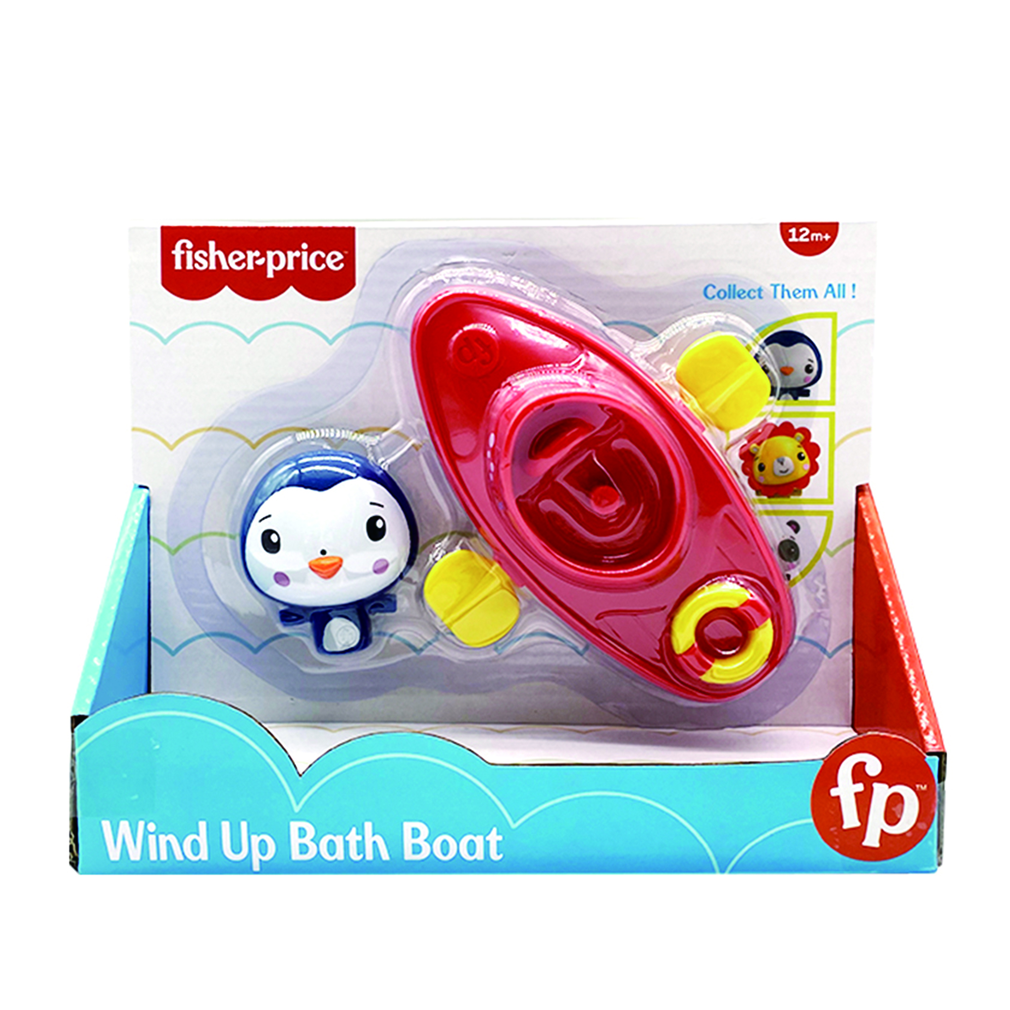 

Іграшка для ванни Fisher-Price Заводний човник Пінгвін (GMBT003C)