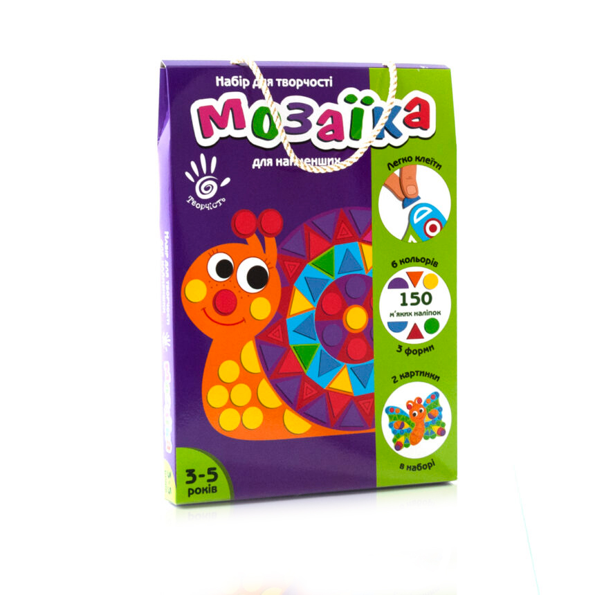 

Набір для творчості Vladi Toys М'яка фігурна мозаїка Равлик (VT4511-01)