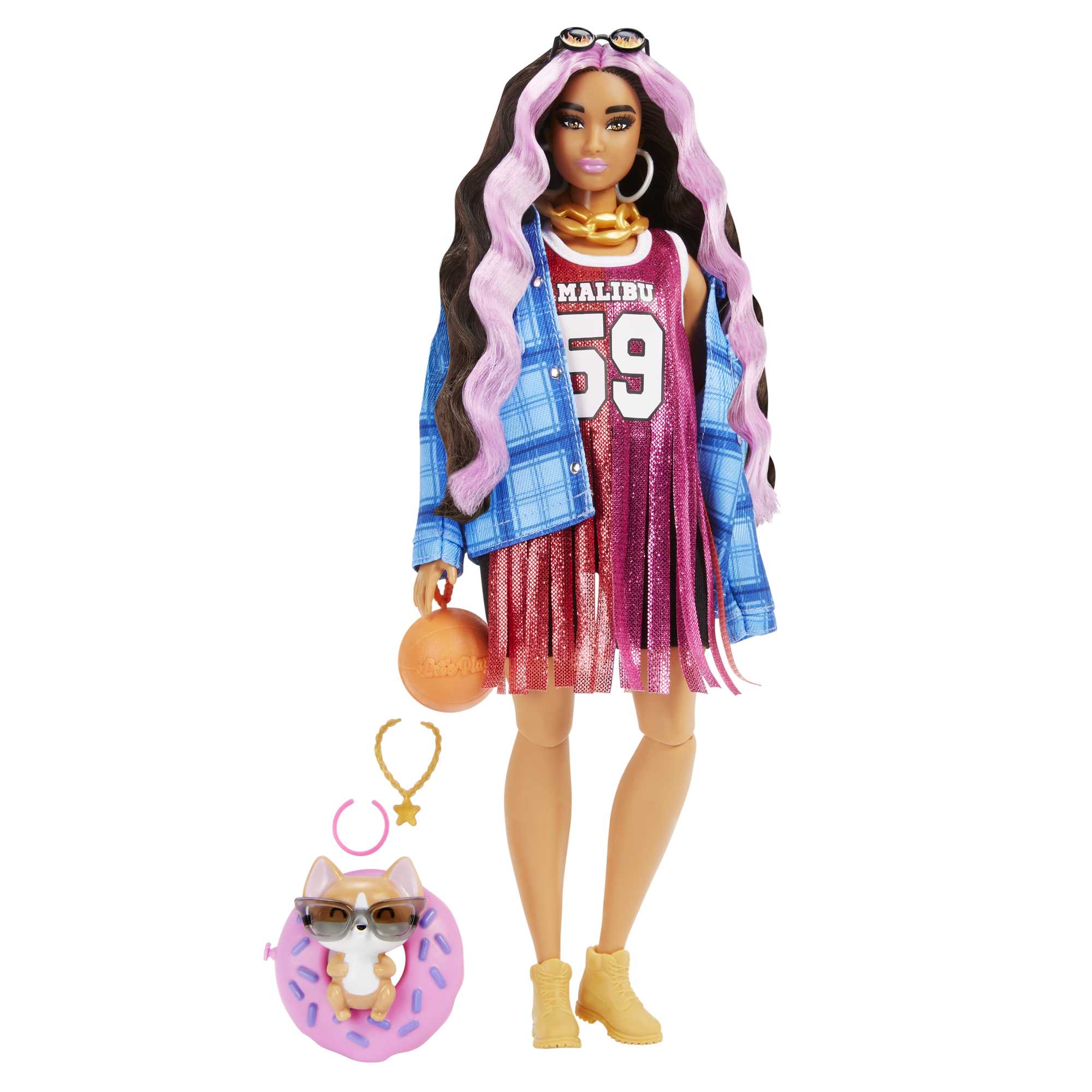 

Лялька Barbie Extra у баскетбольному вбранні (HDJ46)