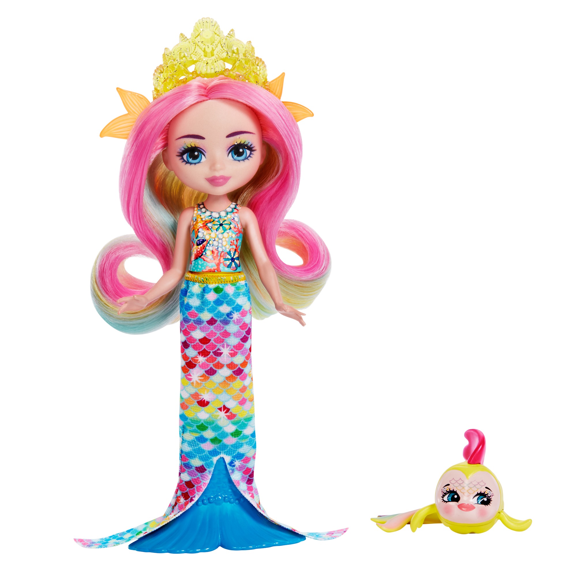 Акция на Лялька Enchantimals Райдужна рибка Рейні (HCF68) от Будинок іграшок