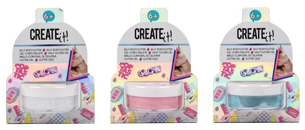 

Хайлайтер Create It! Jelly bodyglitter в асортименті (84191)