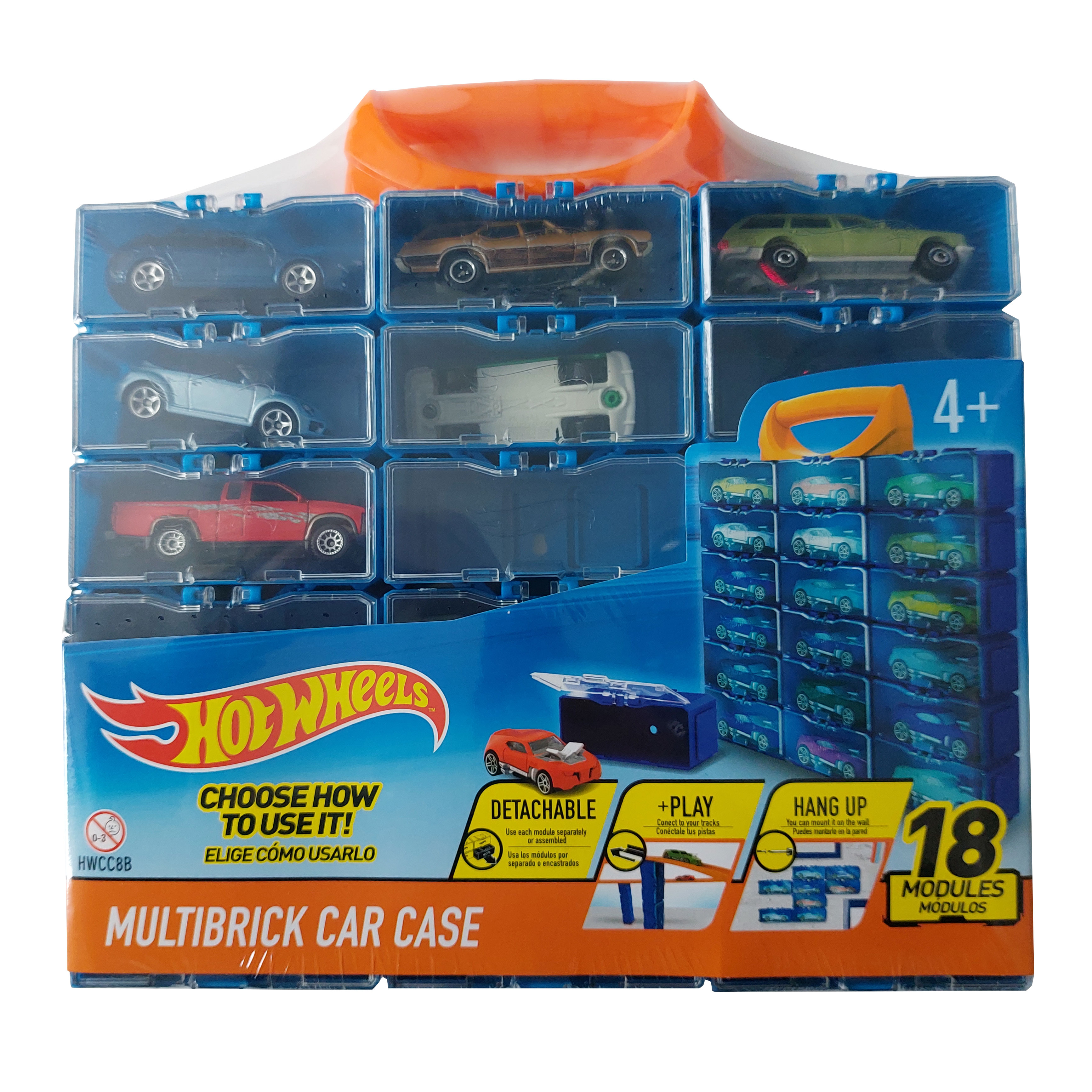 

Контейнер Hot Wheels на 18 комірок та 6 машинок (HWCC8BM)