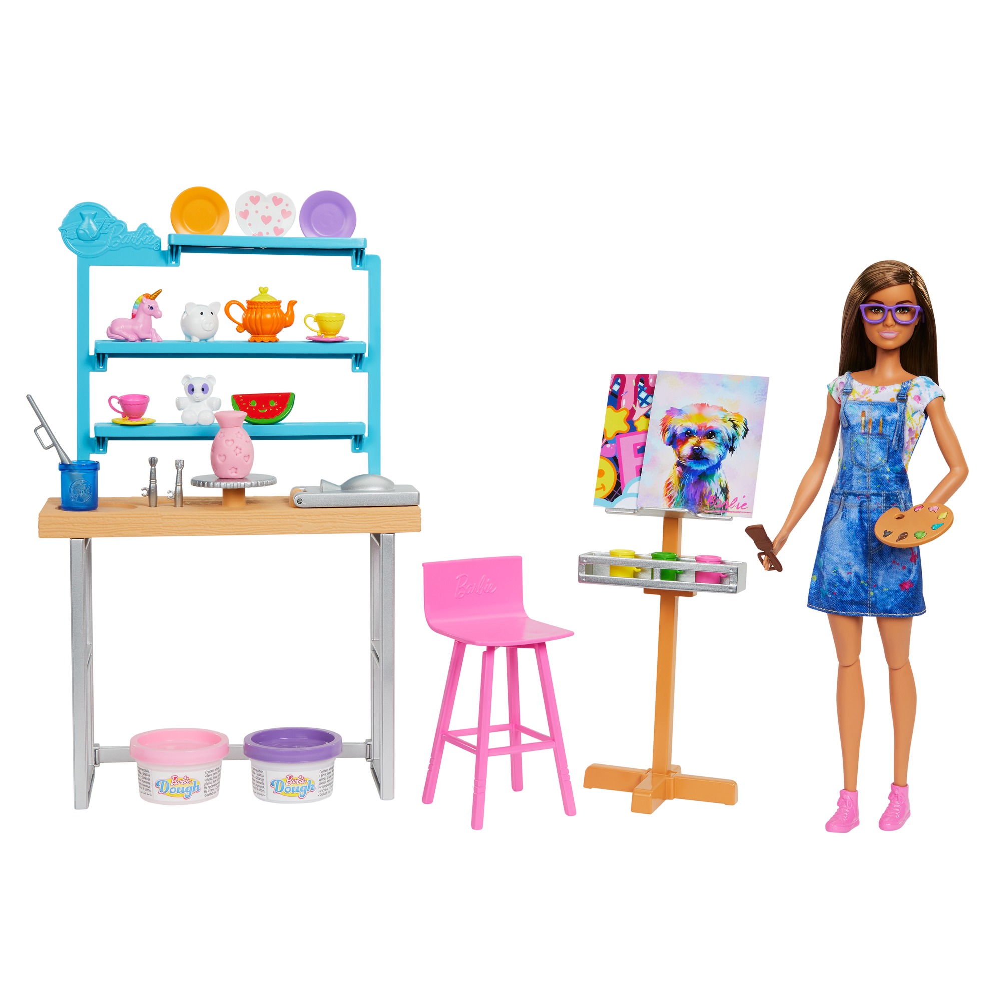 

Ігровий набір Barbie Self-care Арт-студія Прояви себе (HCM85)