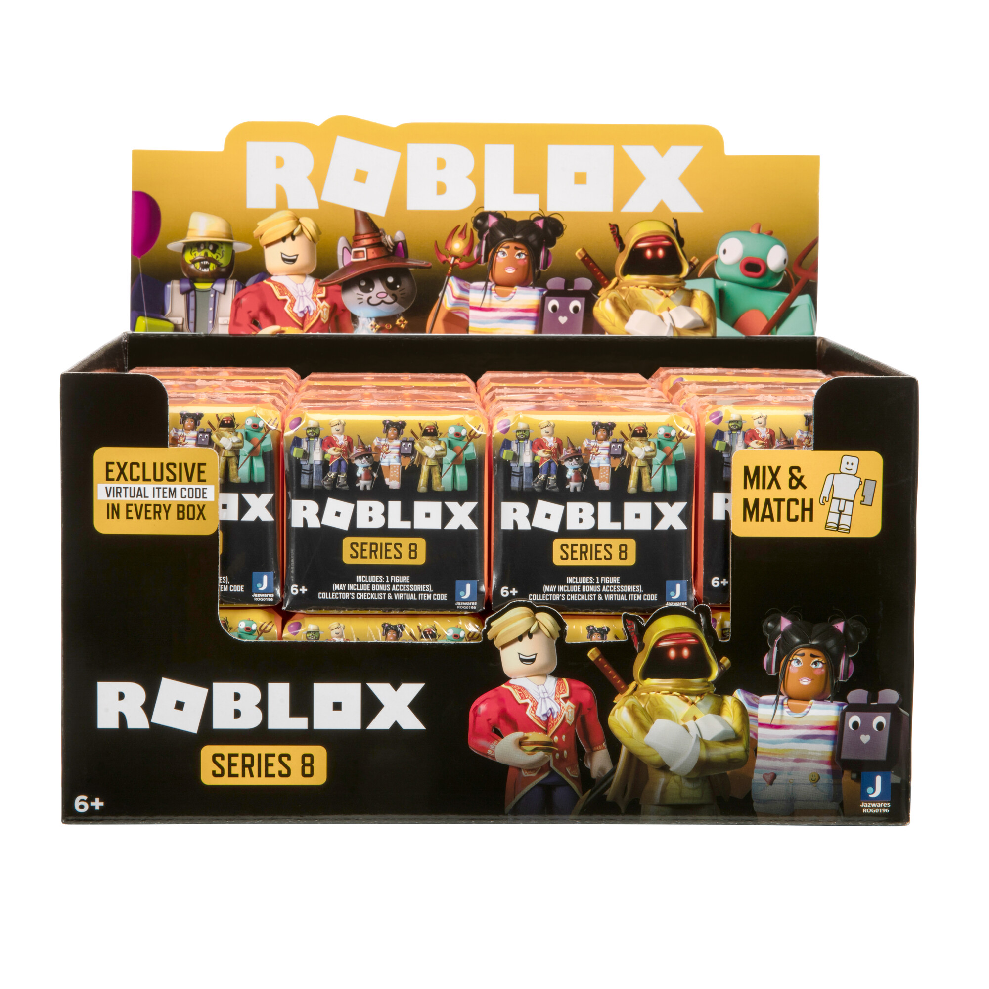 

Игровая фигурка Jazwares Roblox Mystery Figures Neon Orange Assortment S8 (ROG0196)